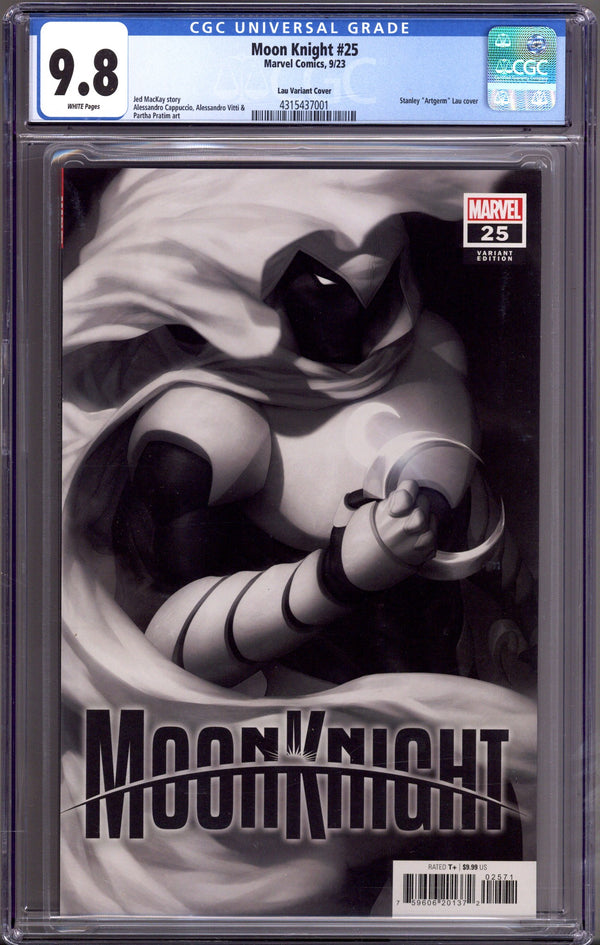 Moon Knight Vol 9 25 CGC 9.8 (NM/M) (2023) Artgerm Variant