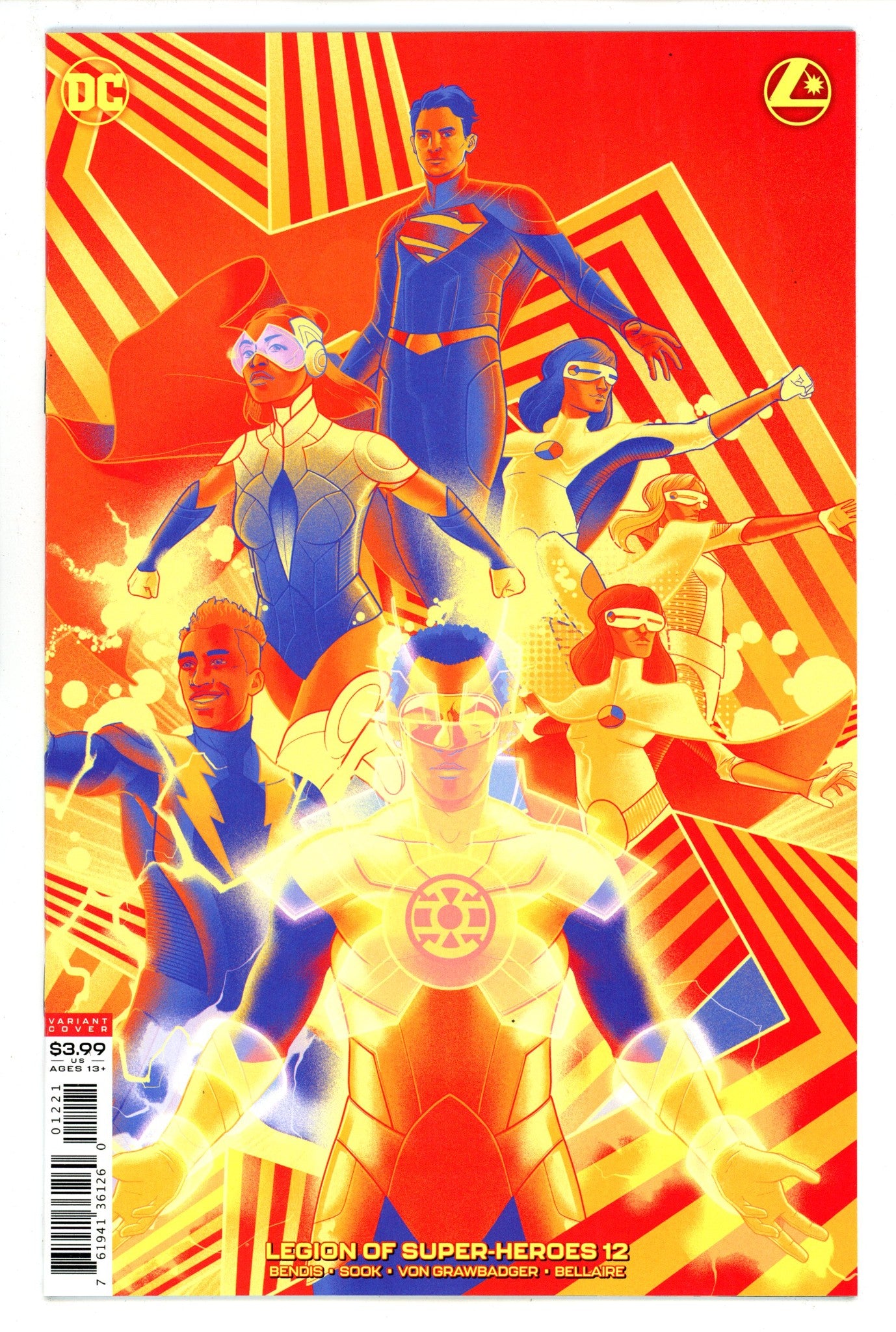 Legion of Super-Heroes Vol 8 12 High Grade (2021) Taylor Variant 