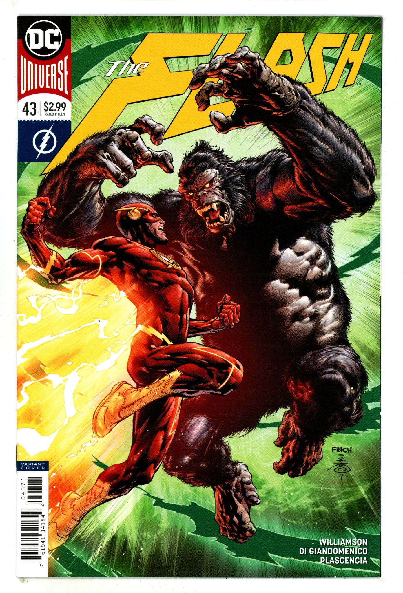 The Flash Vol 5 43 High Grade (2018) Finch Variant 