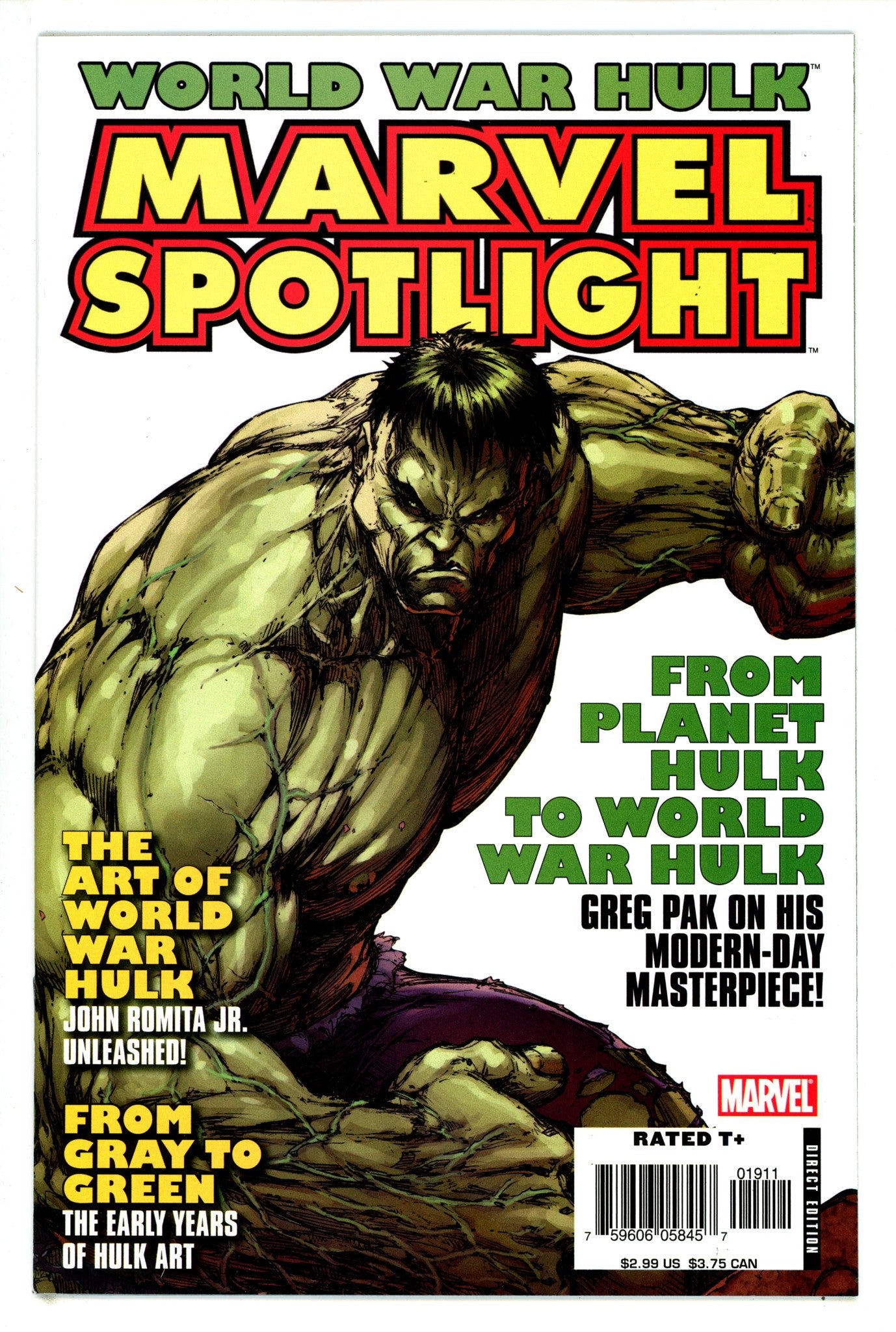 Marvel Spotlight: World War Hulk [nn] High Grade (2007) 