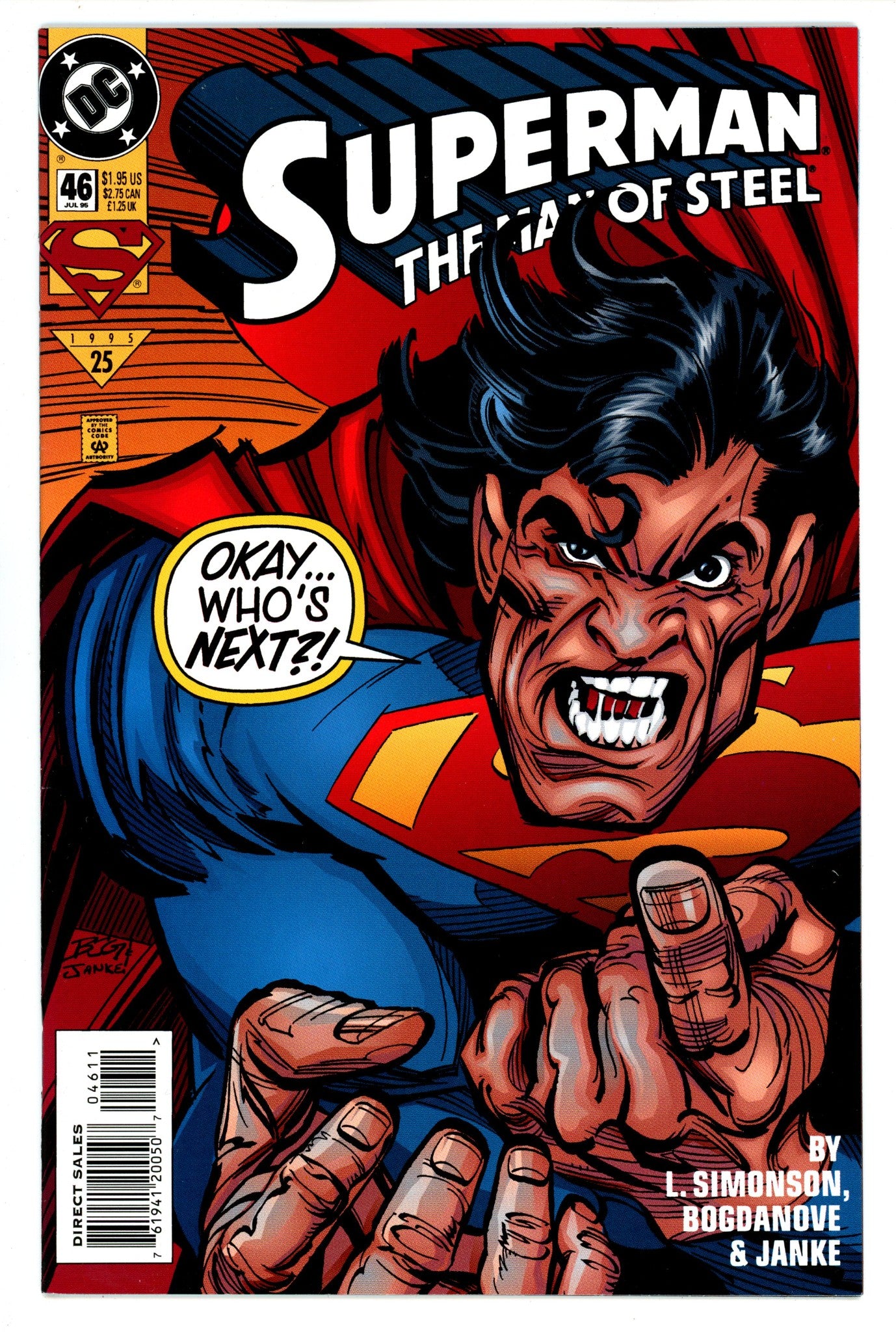 Superman: The Man of Steel 46 High Grade (1995) 