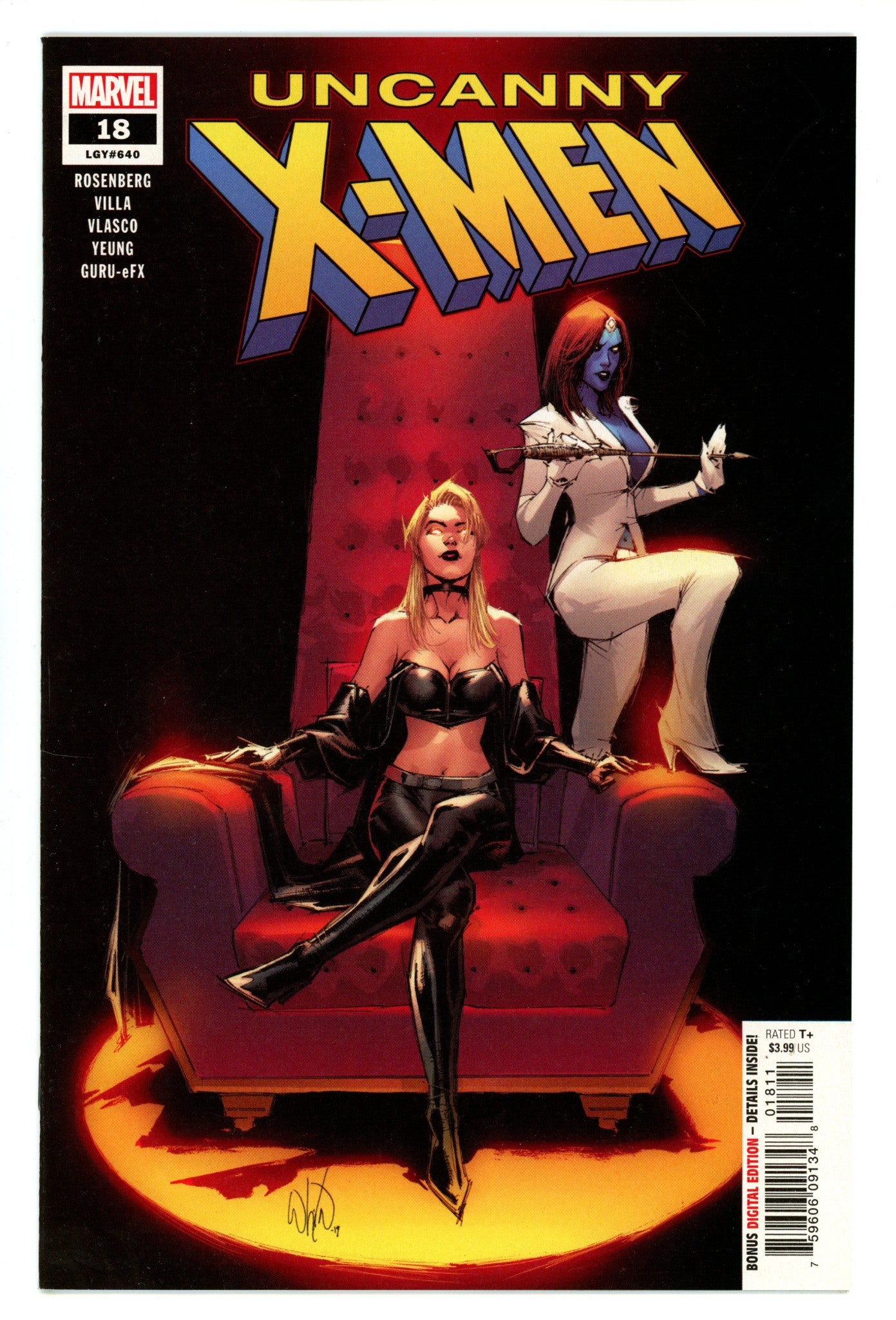 Uncanny X-Men Vol 5 18 (640) High Grade (2019) 
