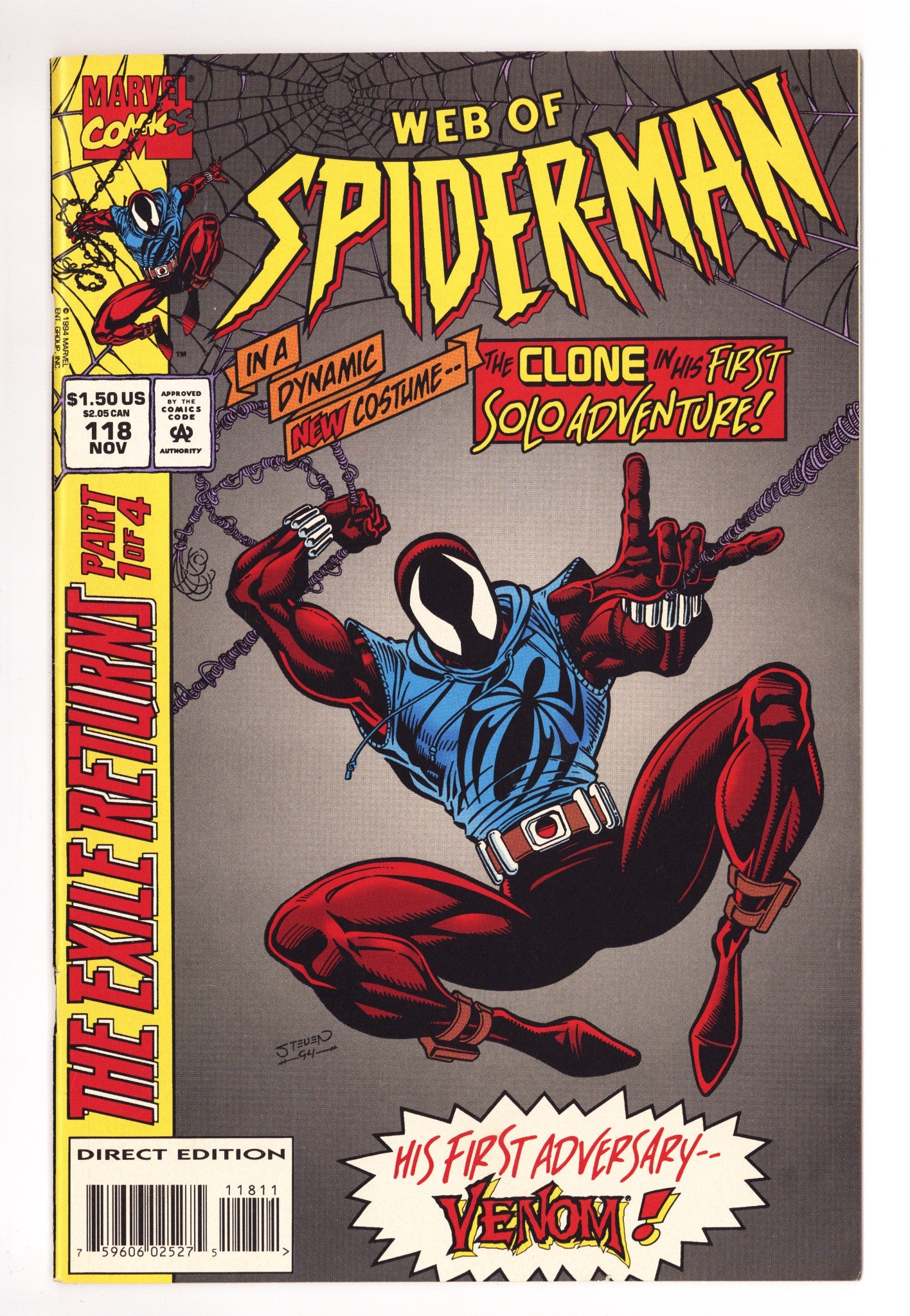 Web of Spider-Man Vol 1 118 VF (8.0) (1994) 