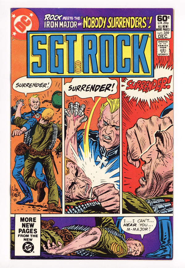 Sgt. Rock Vol 1 359  Mid Grade   (1981)