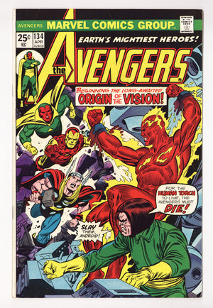 The Avengers Vol 1 134  FN- (5.5)   (1975)