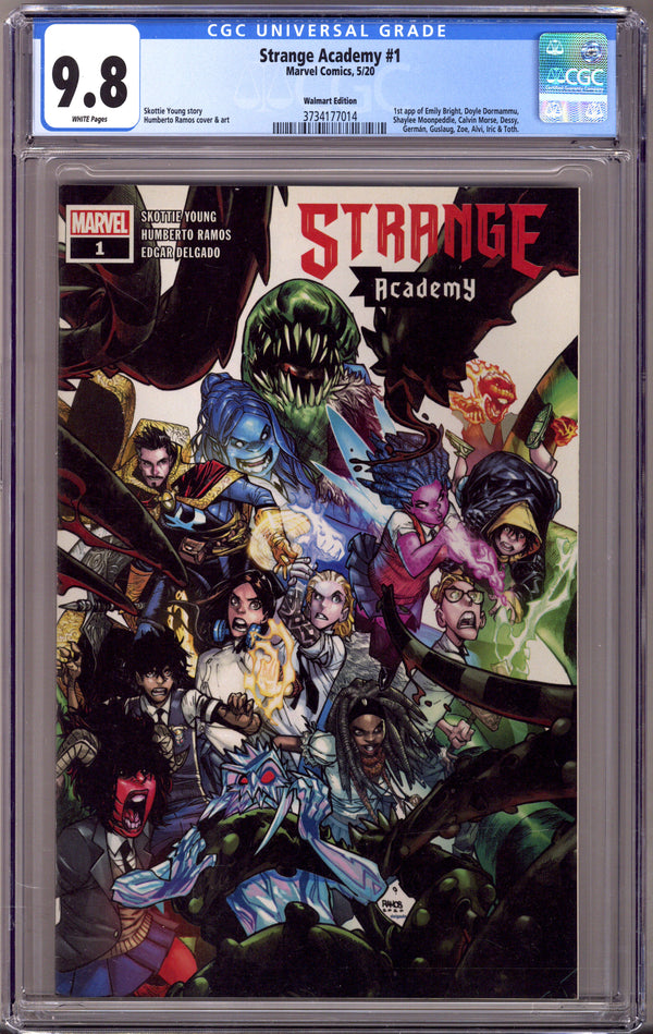 Strange Academy Vol 1 1 CGC 9.8 (NM/M) (2020) Ramos Wal-Mart Exclusive Variant