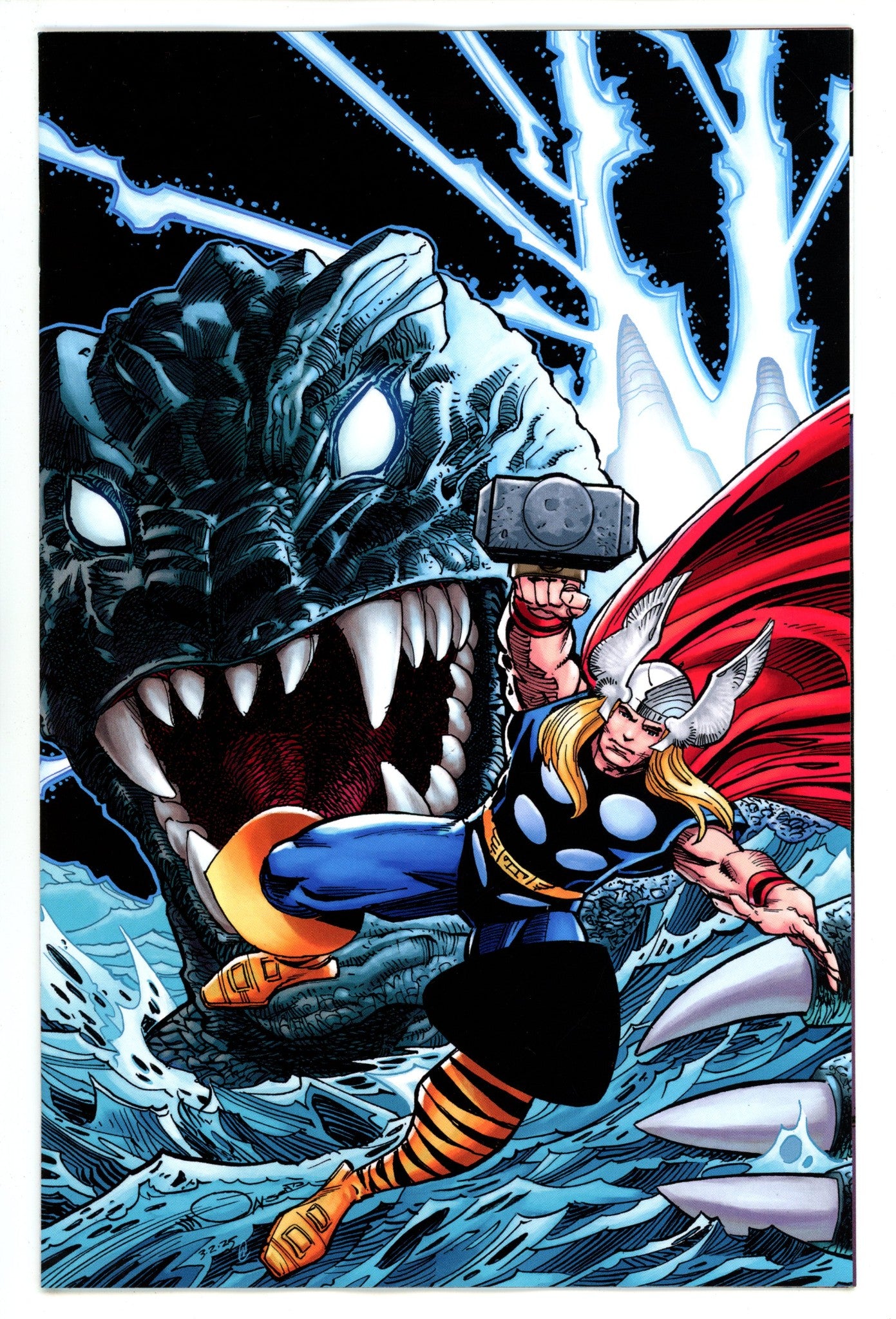 Godzilla Vs. Thor  1 Simonson  Virgin Incentive Variant NM-  (2025)