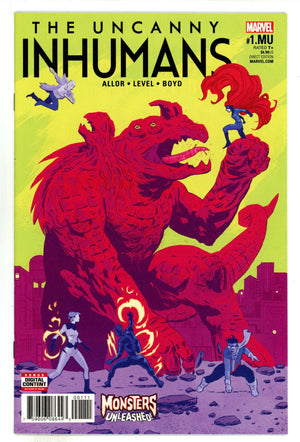 Uncanny Inhumans Vol 3 1.MU High Grade (2017)