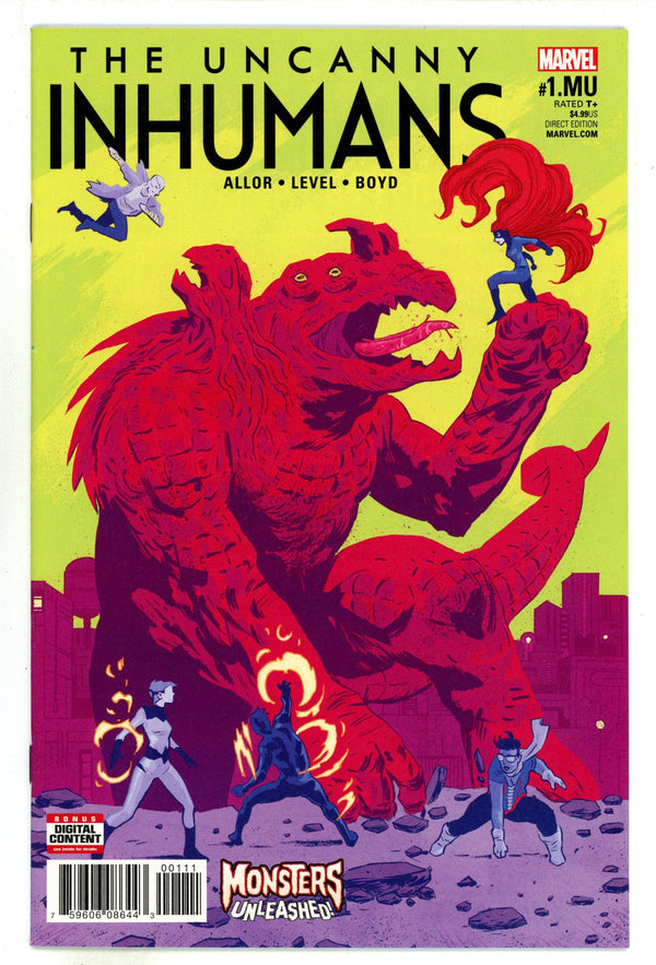 Uncanny Inhumans Vol 3 1.MU High Grade (2017)
