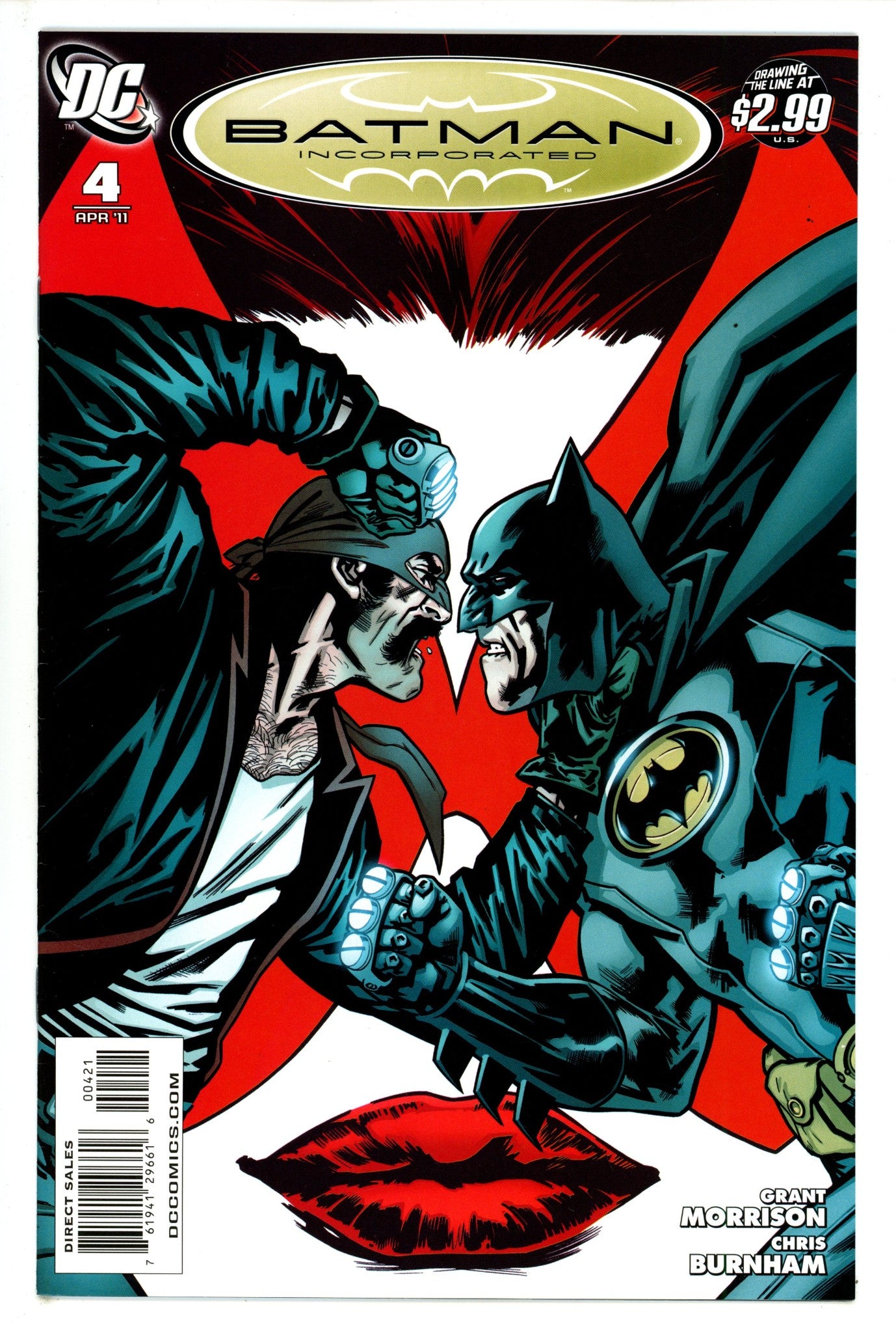 Batman, Inc. Vol 1 4 VF+ (8.5) (2011) Paquette Incentive Variant 