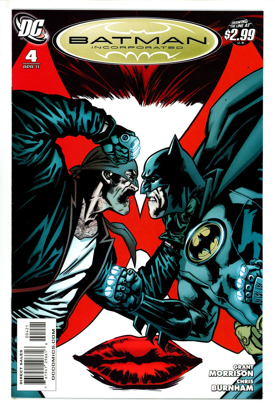 Batman, Inc. Vol 1 4 VF+ (8.5) (2011) Paquette Incentive Variant 