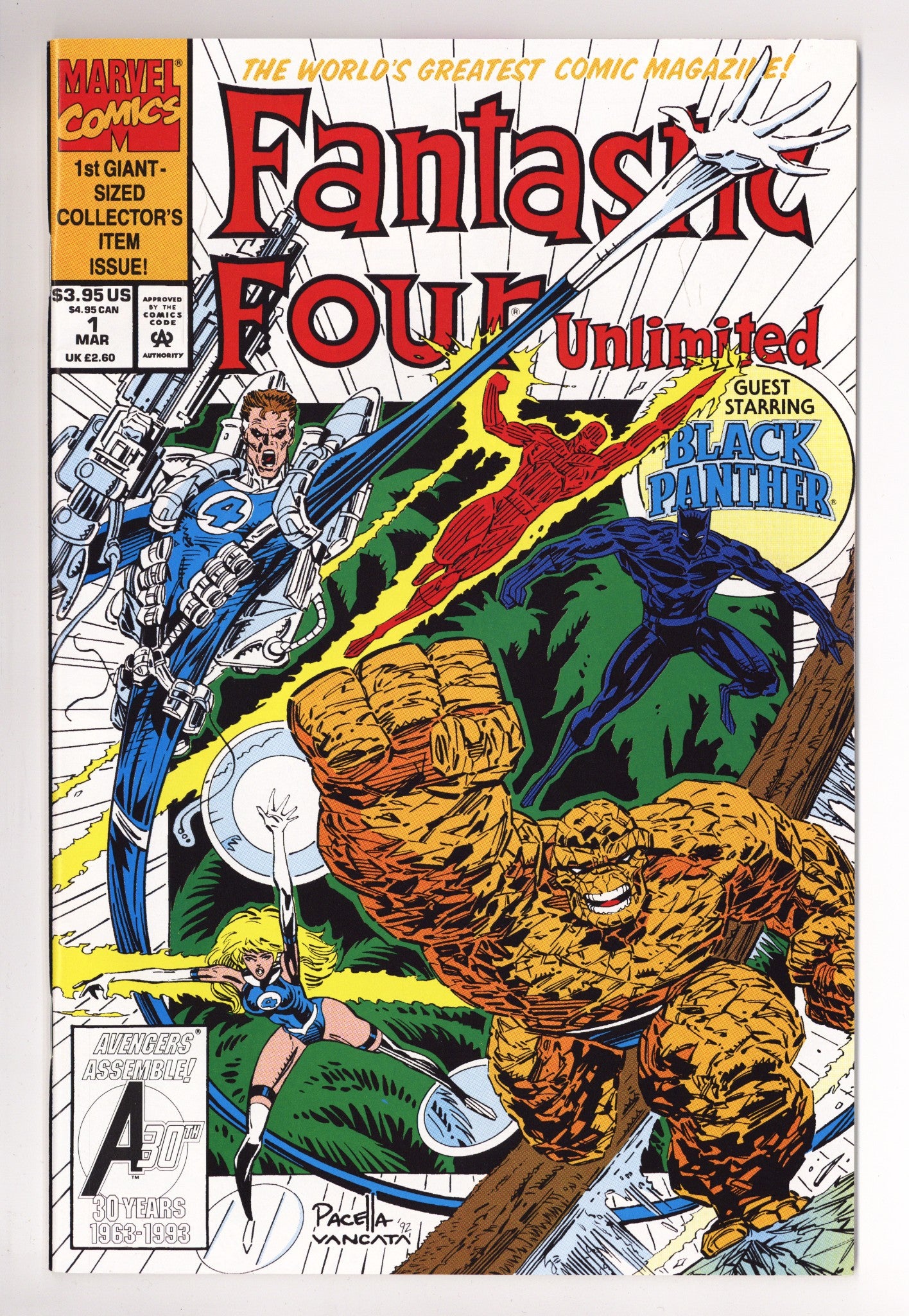 Fantastic Four Unlimited 1 Mid Grade (1993) 