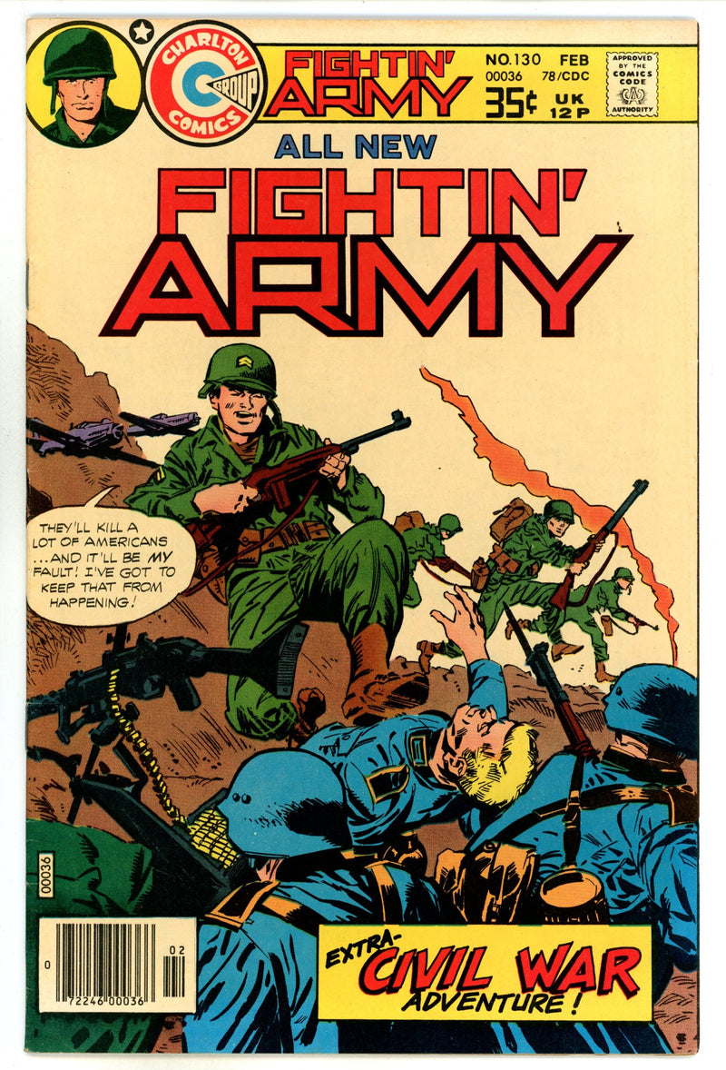 Fightin' Army 130 VF- (7.5) (1978) 