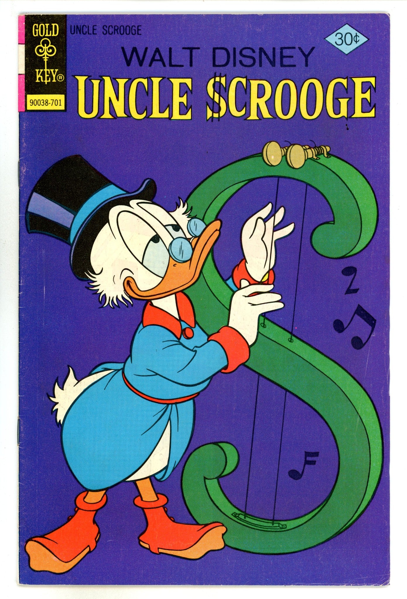 Walt Disney Uncle Scrooge 136 Low Grade (1977) 
