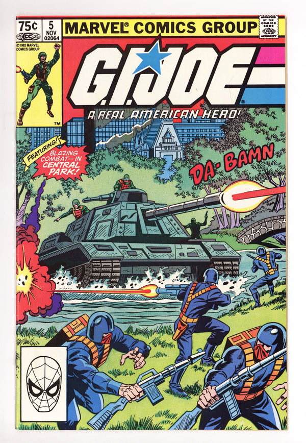 G.I. Joe, A Real American Hero 5 VF+ (8.5) (1982) 2nd Print