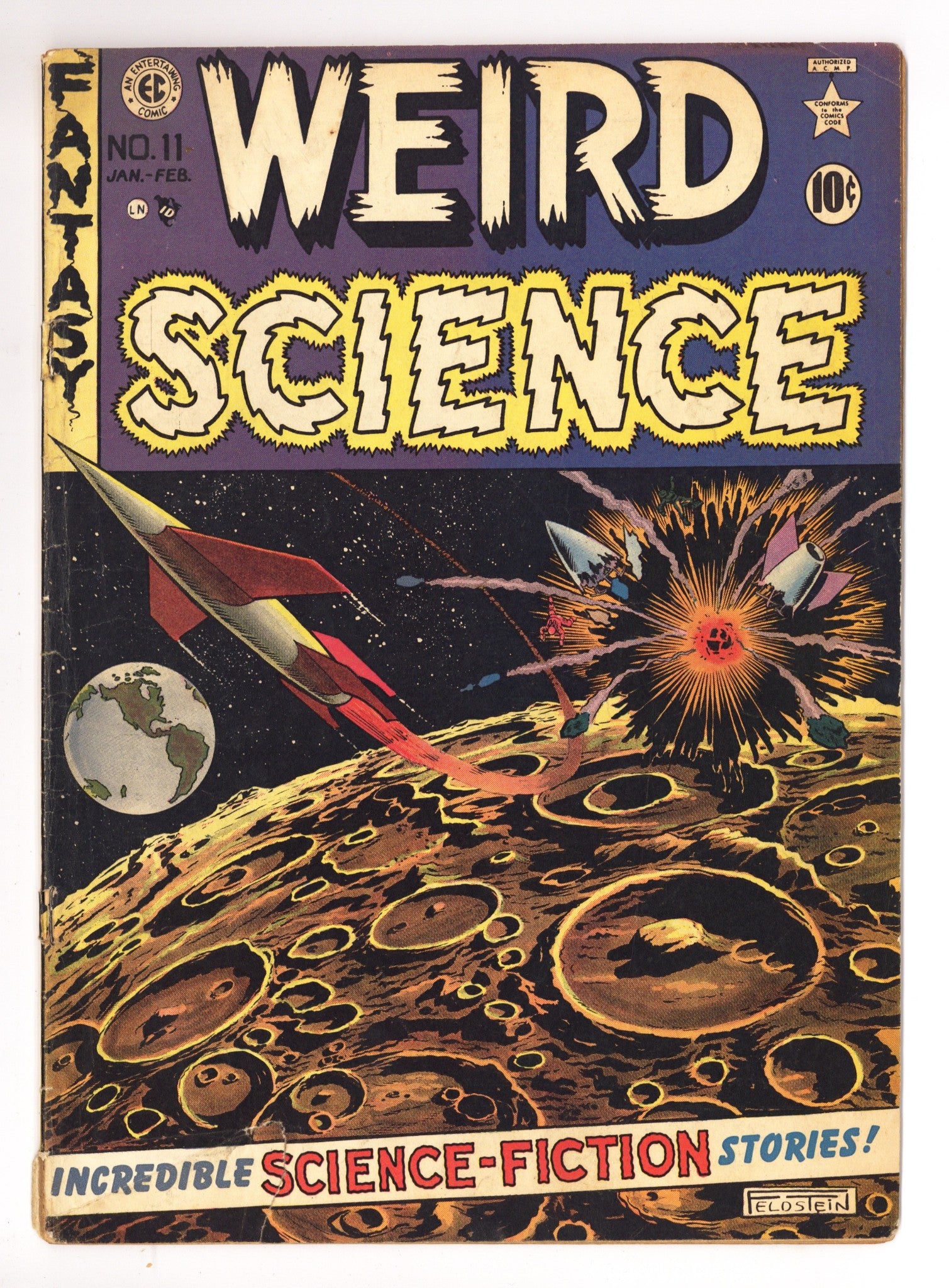 Weird Science Vol 1 11 FR (1.0) Cover Detached (1952) 