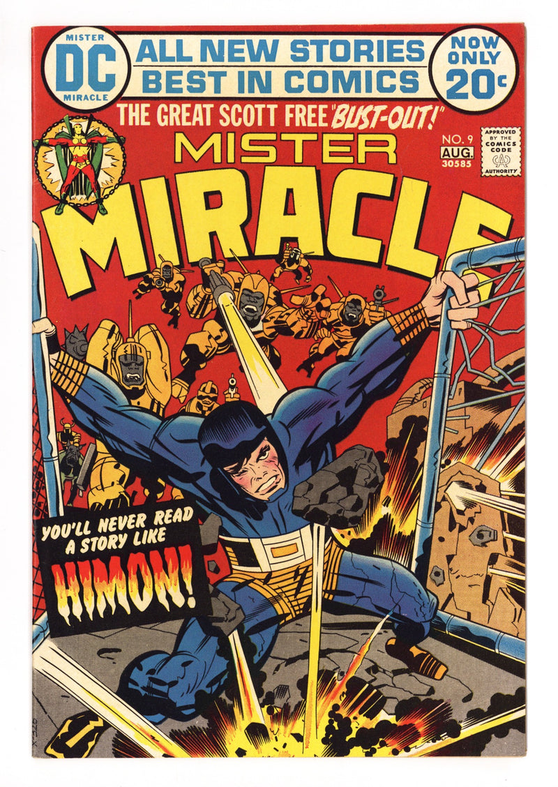Mister Miracle Vol 1 9 VF+ (8.5) (1972) 
