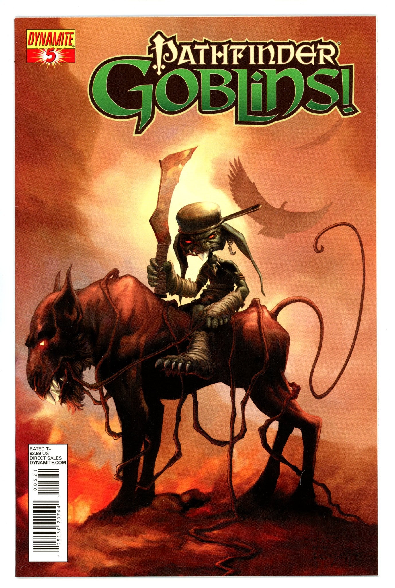 Pathfinder: Goblins! 5 NM- (9.2) (2013) Stokes Homage Variant 