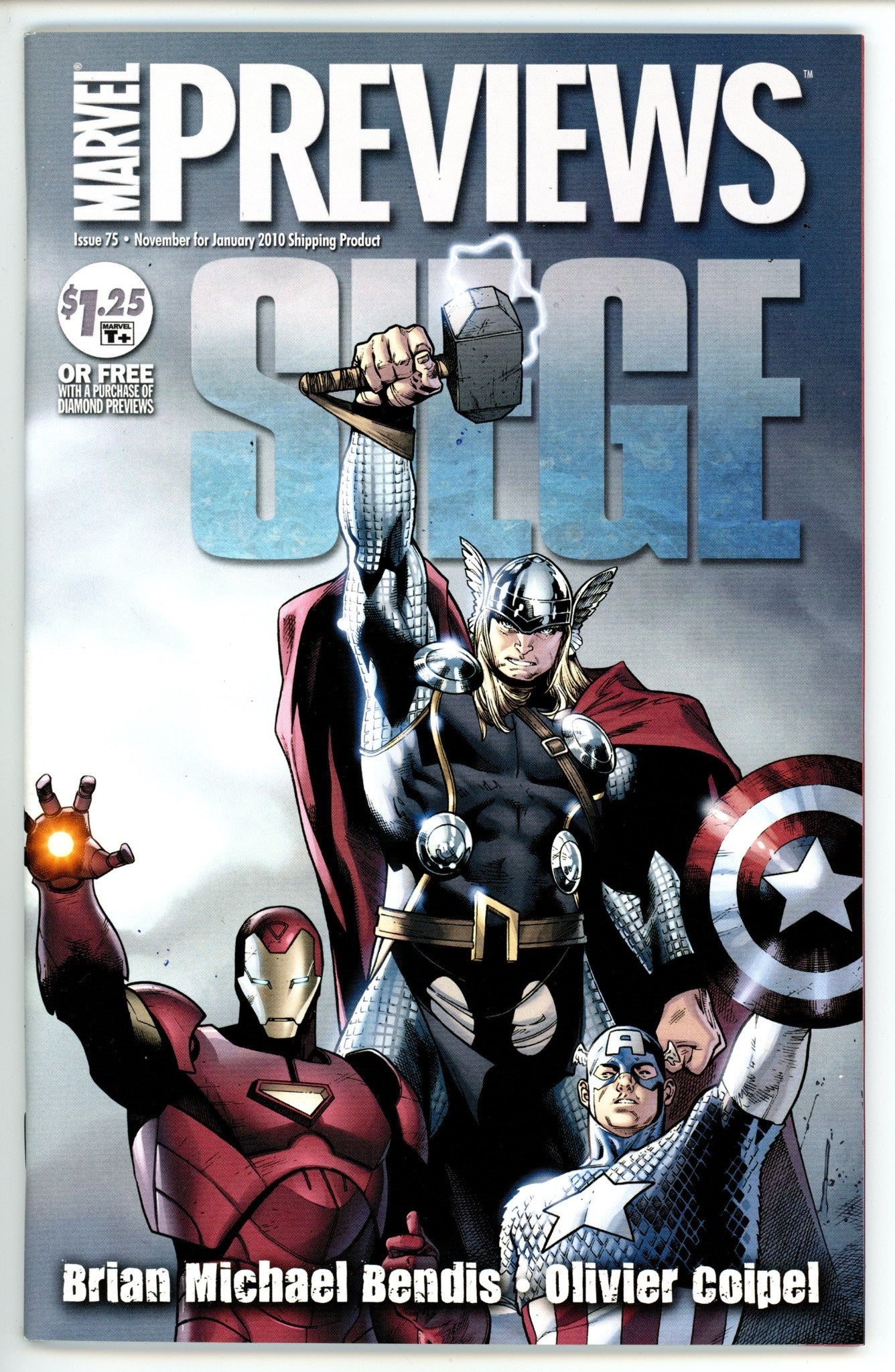 Marvel Previews Vol 1 75 High Grade (2009)