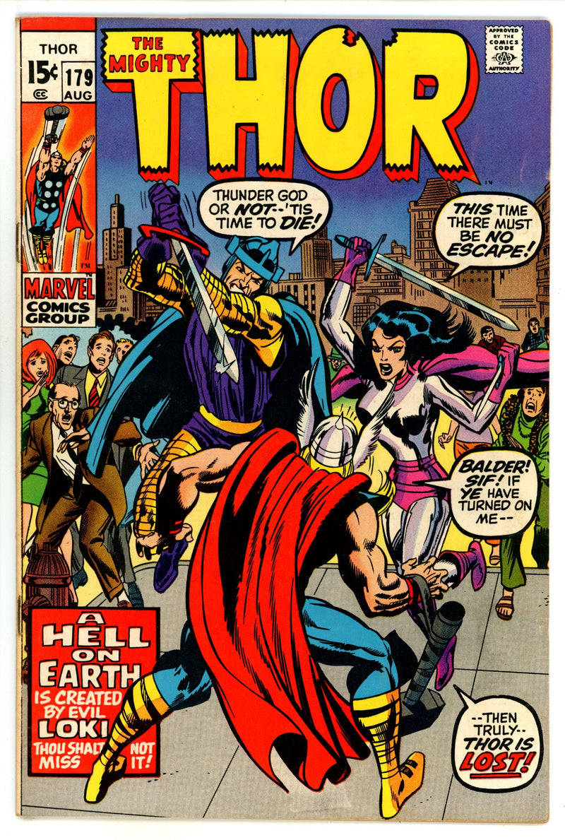 Thor Vol 1 179 FN/VF (7.0) (1970) 