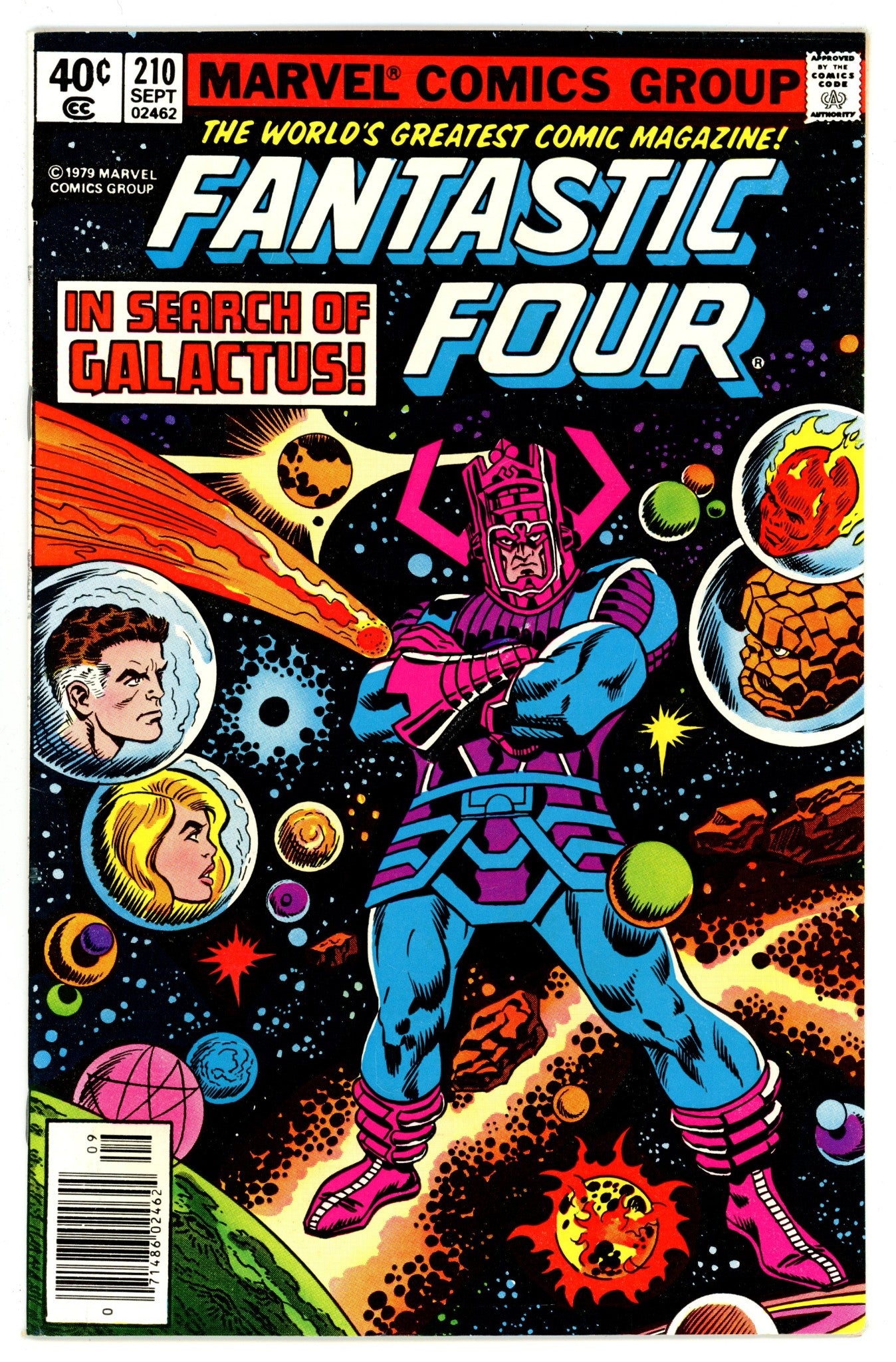 Fantastic Four Vol 1 210 VF (8.0) (1979) Newsstand 