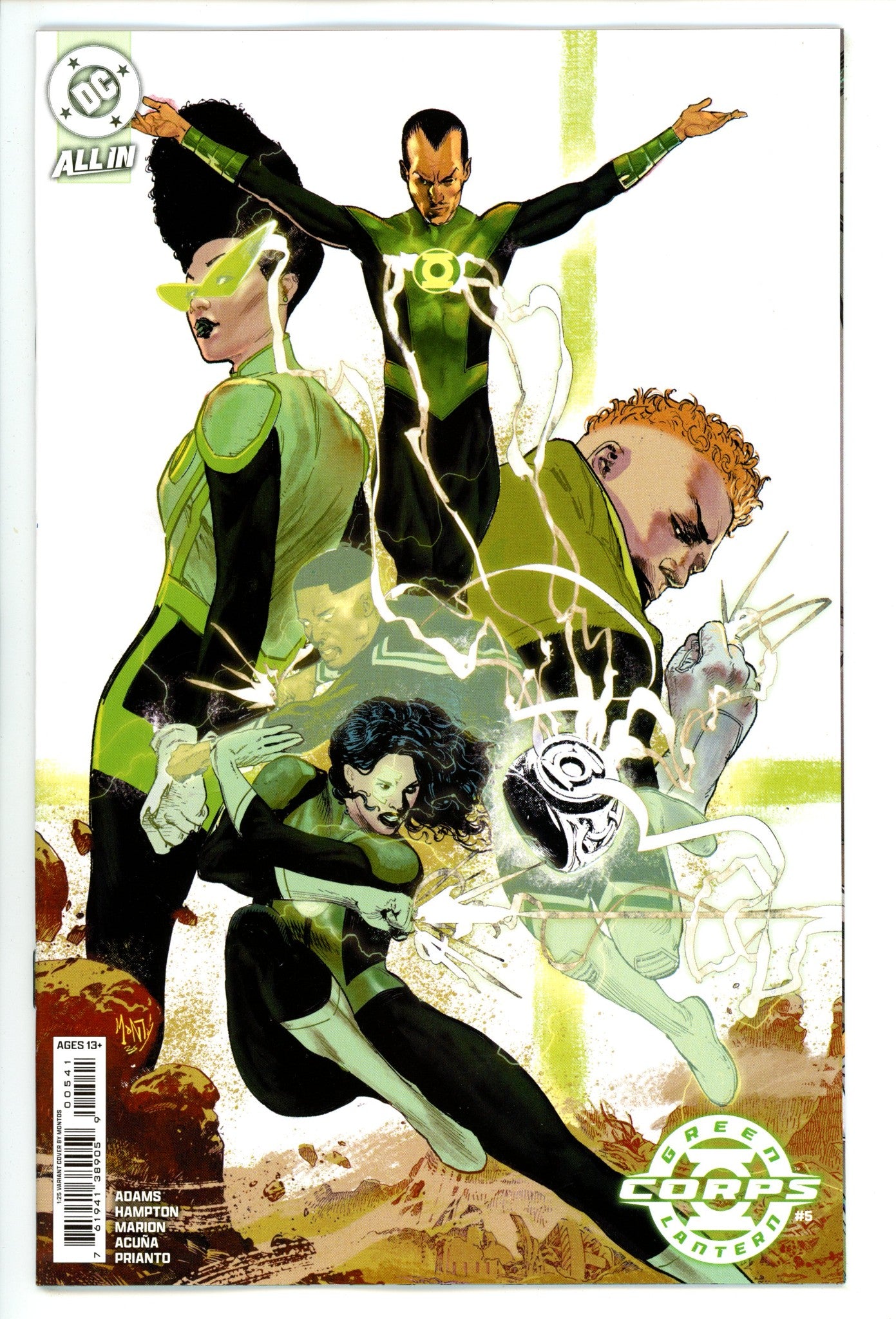 Green Lantern Corps Vol 4 5 Montos Incentive Variant NM- (2025)