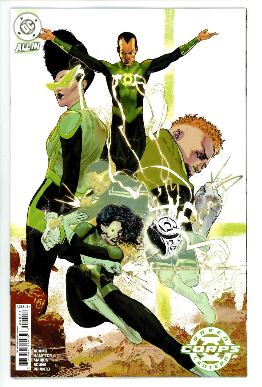 Green Lantern Corps Vol 4 5 Montos Incentive Variant NM- (2025)