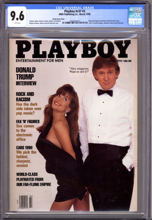 Playboy Vol 37 3 CGC 9.6 (NM+) (1990) Canadian Price Variant