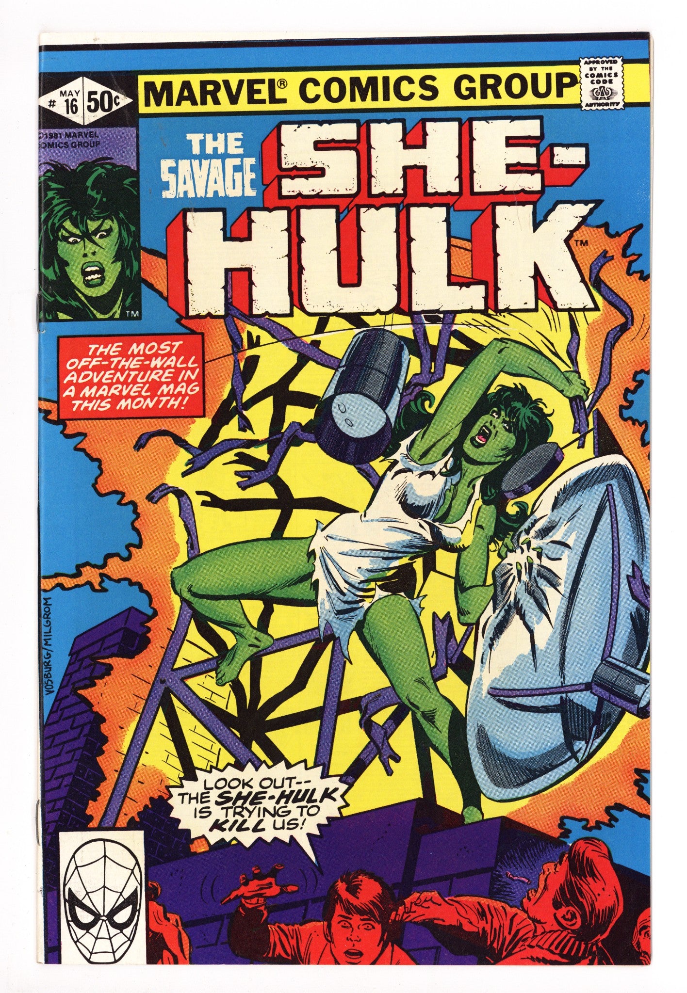 The Savage She-Hulk 16 Mid Grade (1981) 