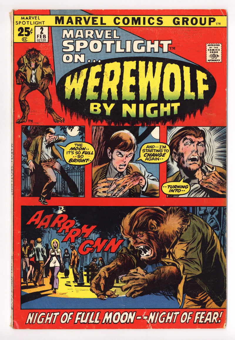 Marvel Spotlight Vol 1 2 VG+ (4.5) (1972) 