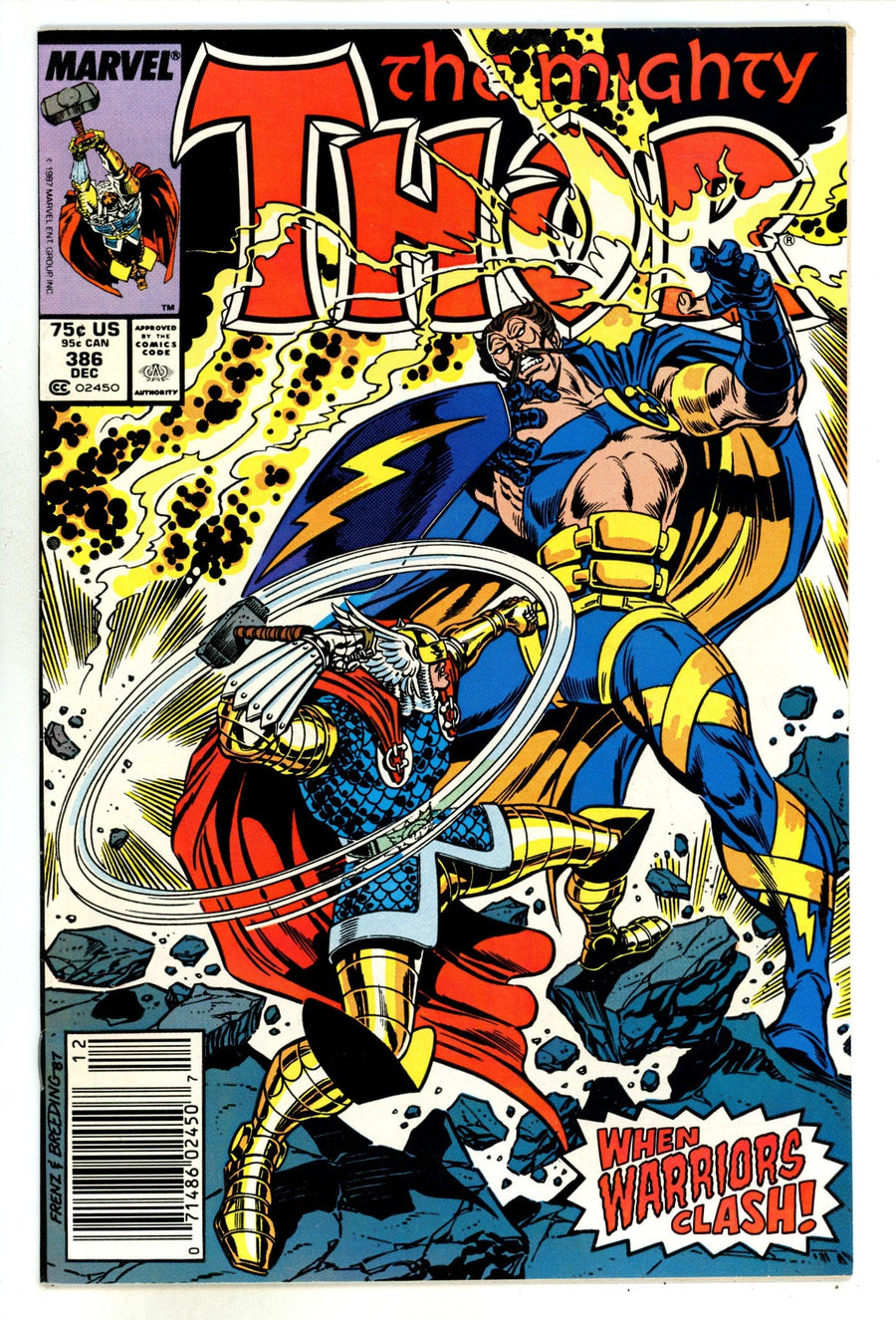 Thor Vol 1 386  Mid Grade   (1987)   Newsstand