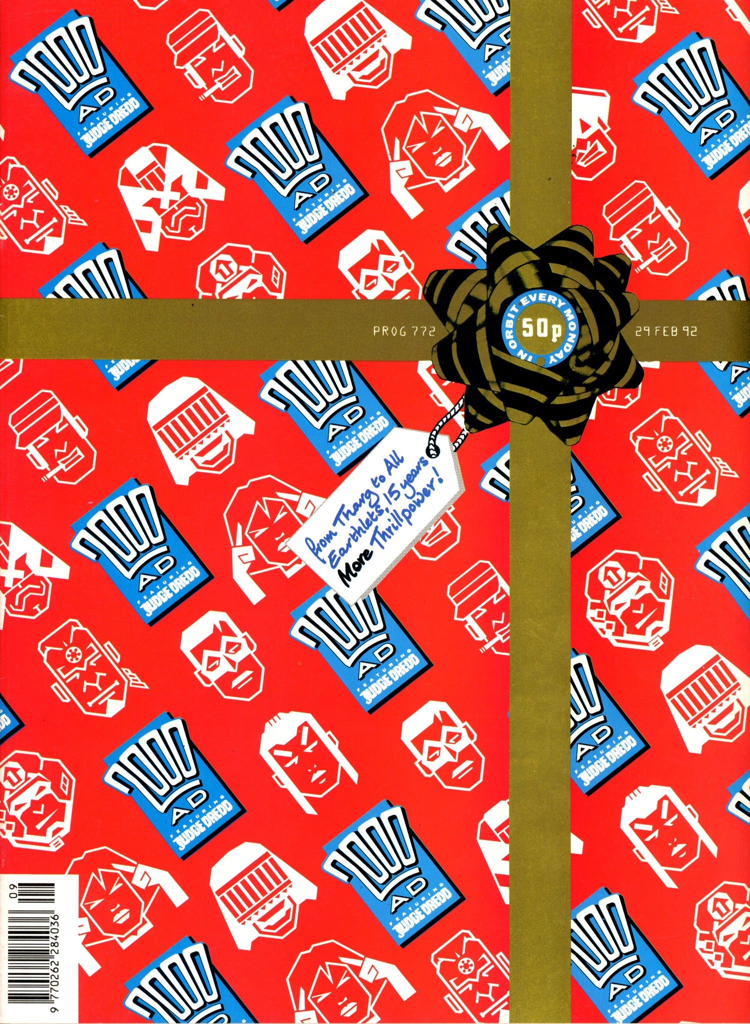 2000 AD 772 Mid Grade (1992) 