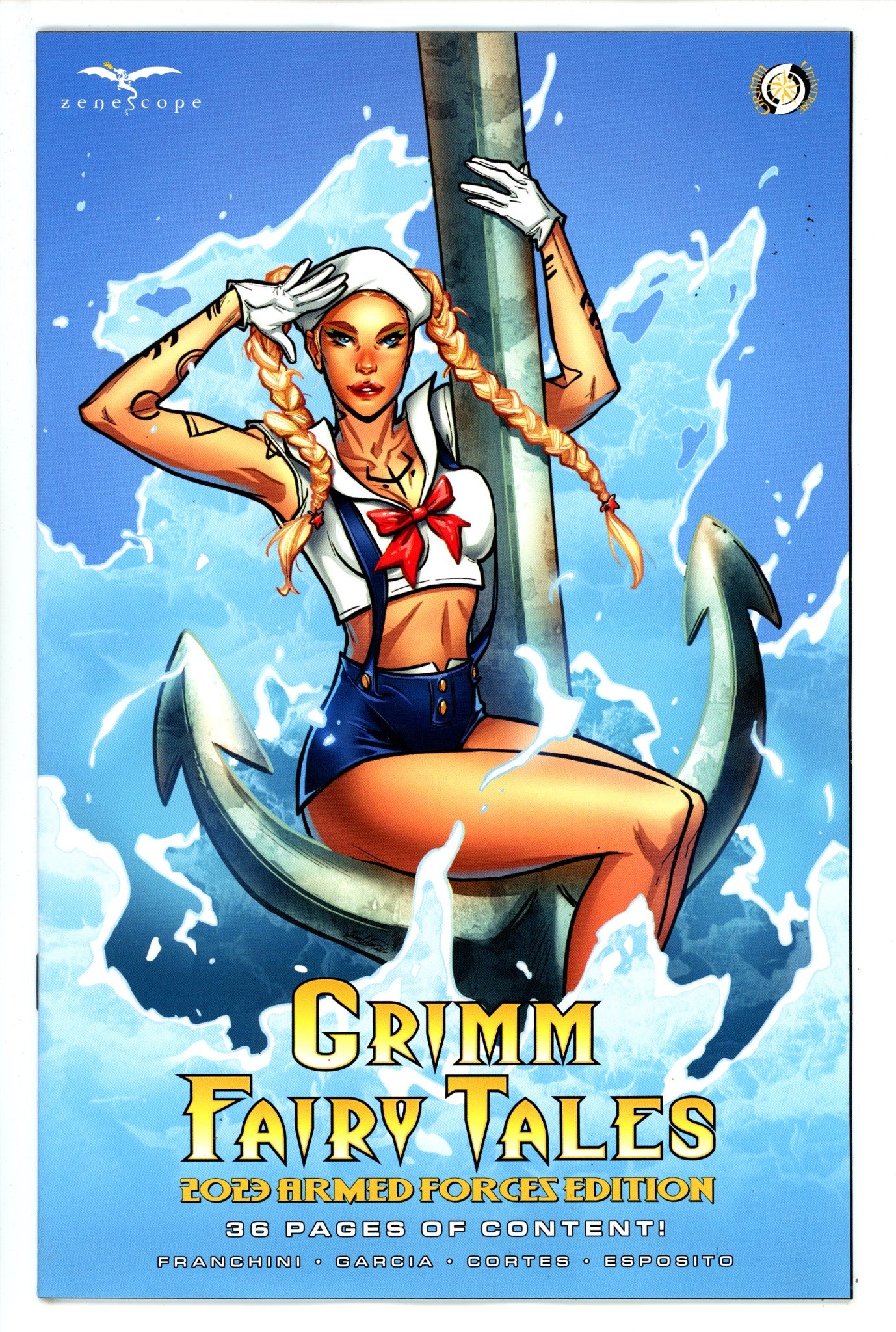 Grimm Fairy Tales 2023 Armed Forces Appreciation 1 Valentino Variant (2023)