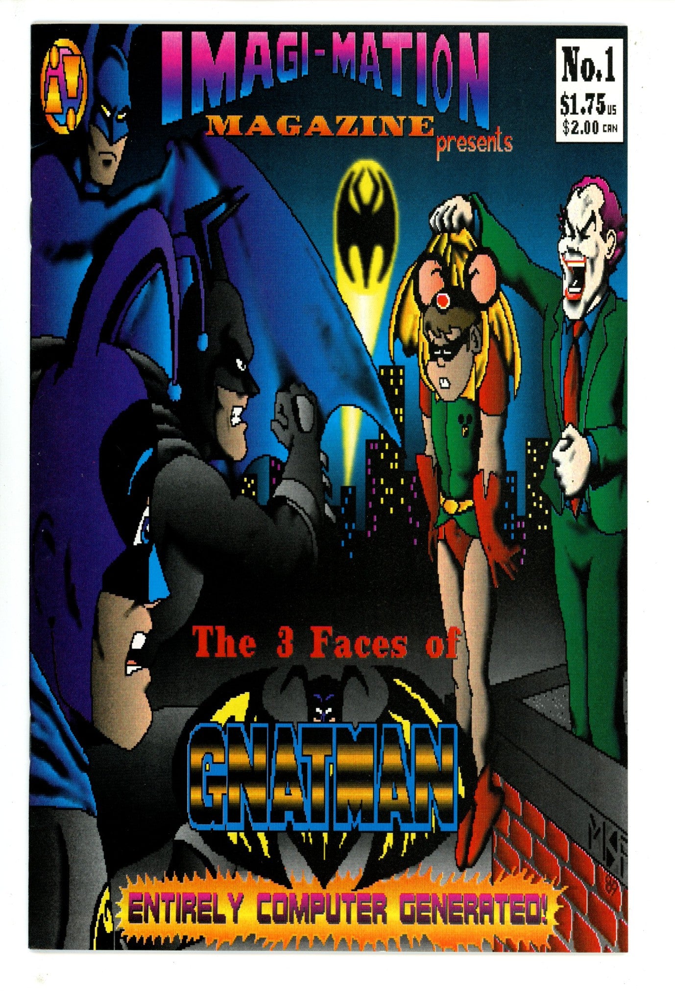 The Three Faces of Gnatman 1 VF- (1989)