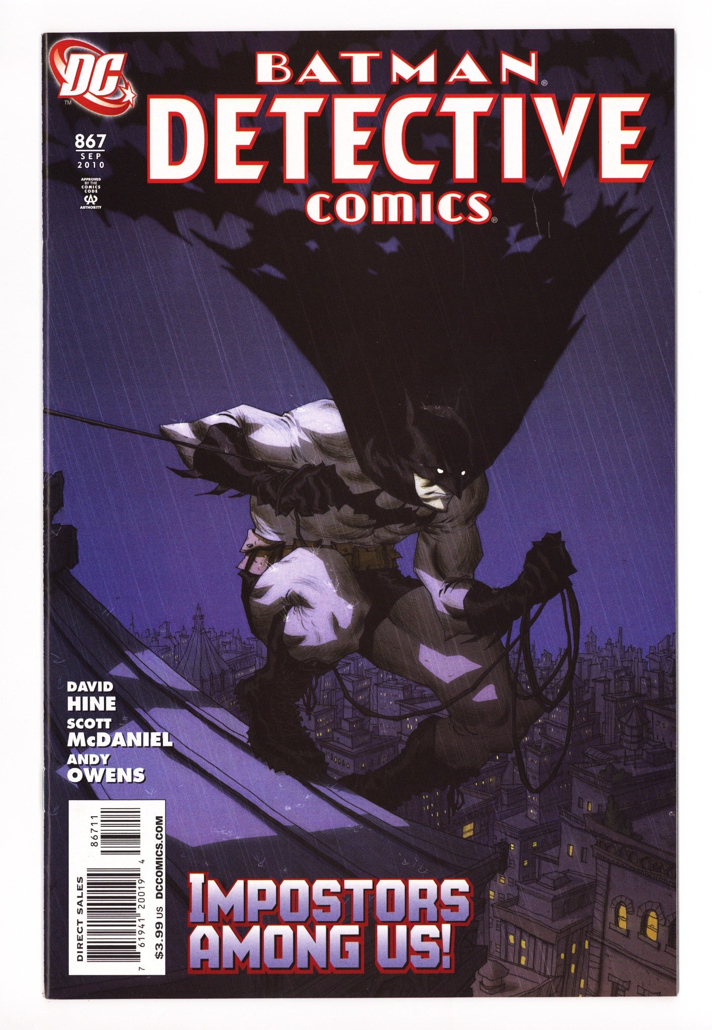 Detective Comics Vol 1 867 High Grade (2010) 