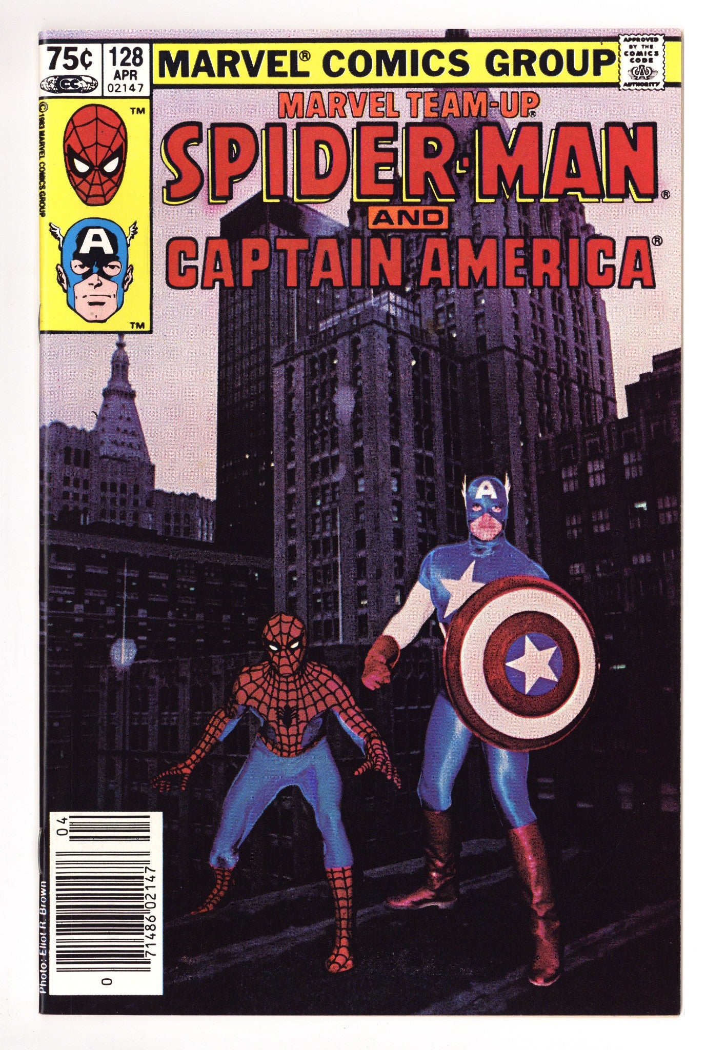 Marvel Team-Up Vol 1 128 VF- (7.5) (1983) Canadian Price Variant 