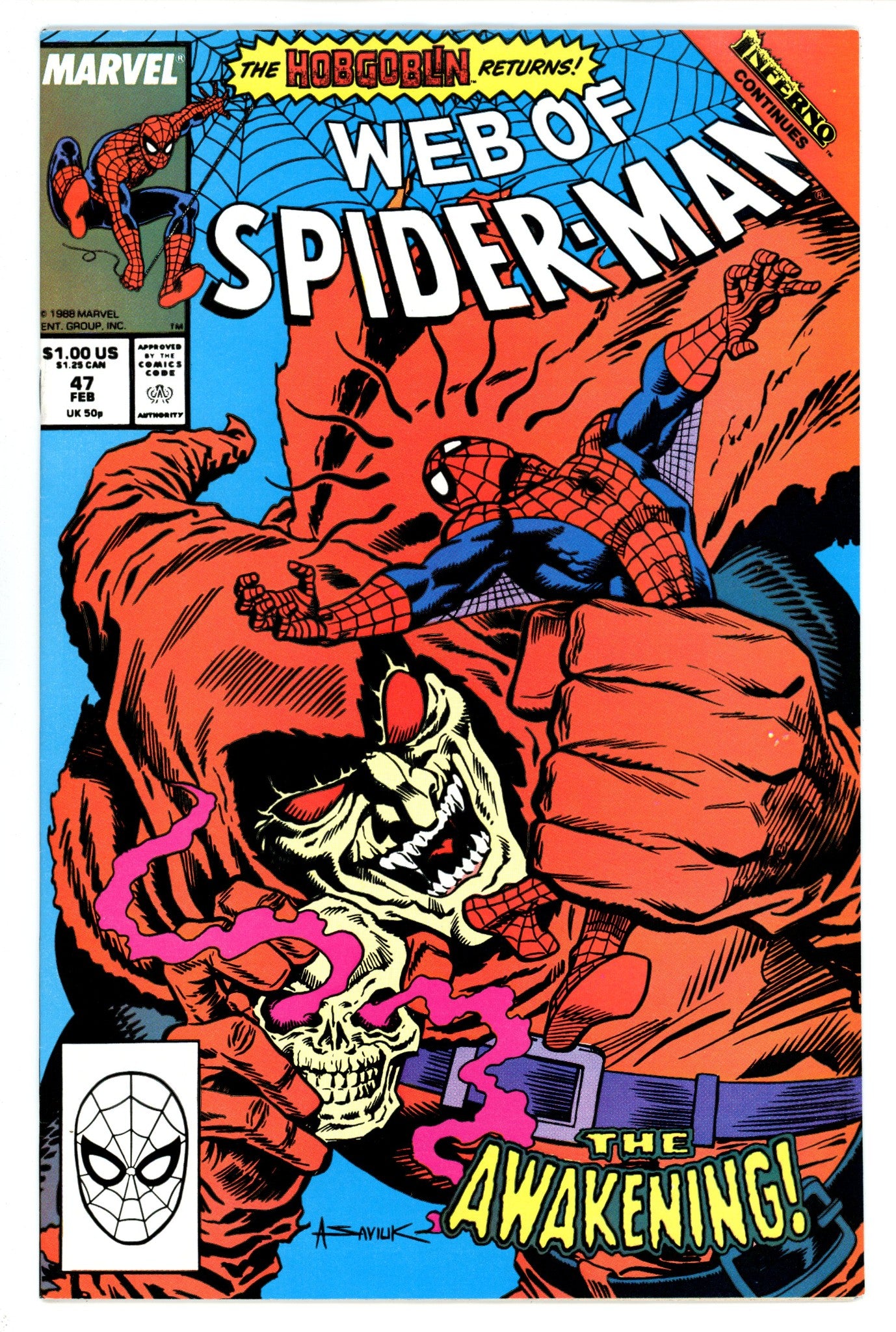 Web of Spider-Man Vol 1 47 Mid Grade (1989) 