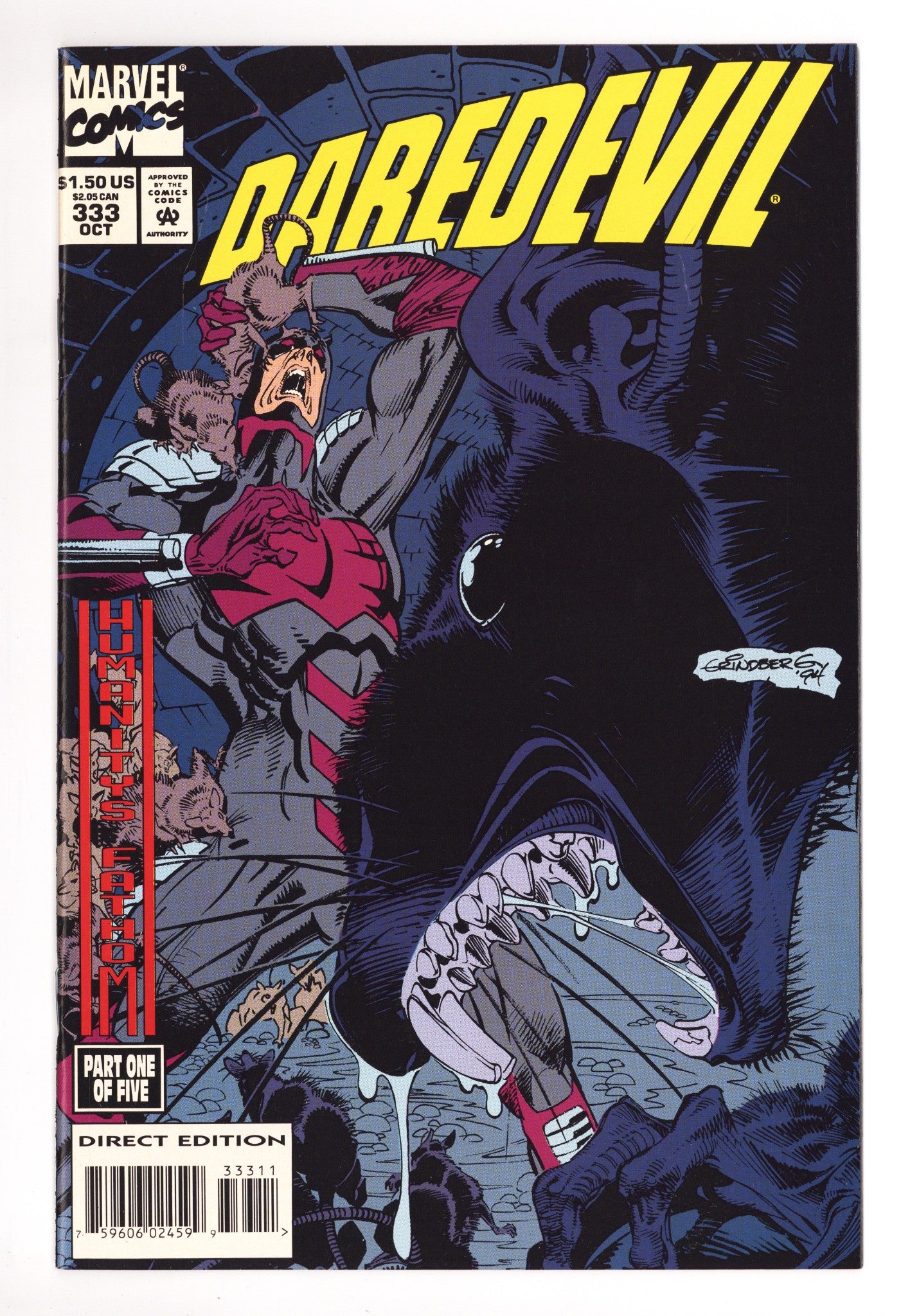 Daredevil Vol 1 333 High Grade (1994) 
