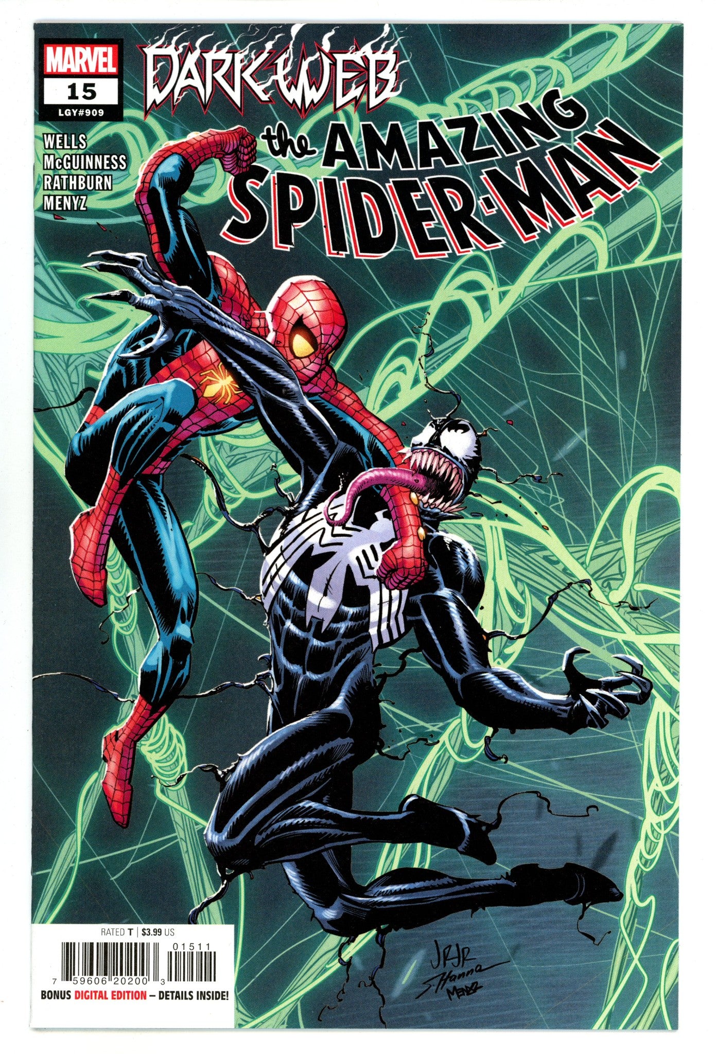 The Amazing Spider-Man Vol 6 15 (909)  High Grade  (2023)  