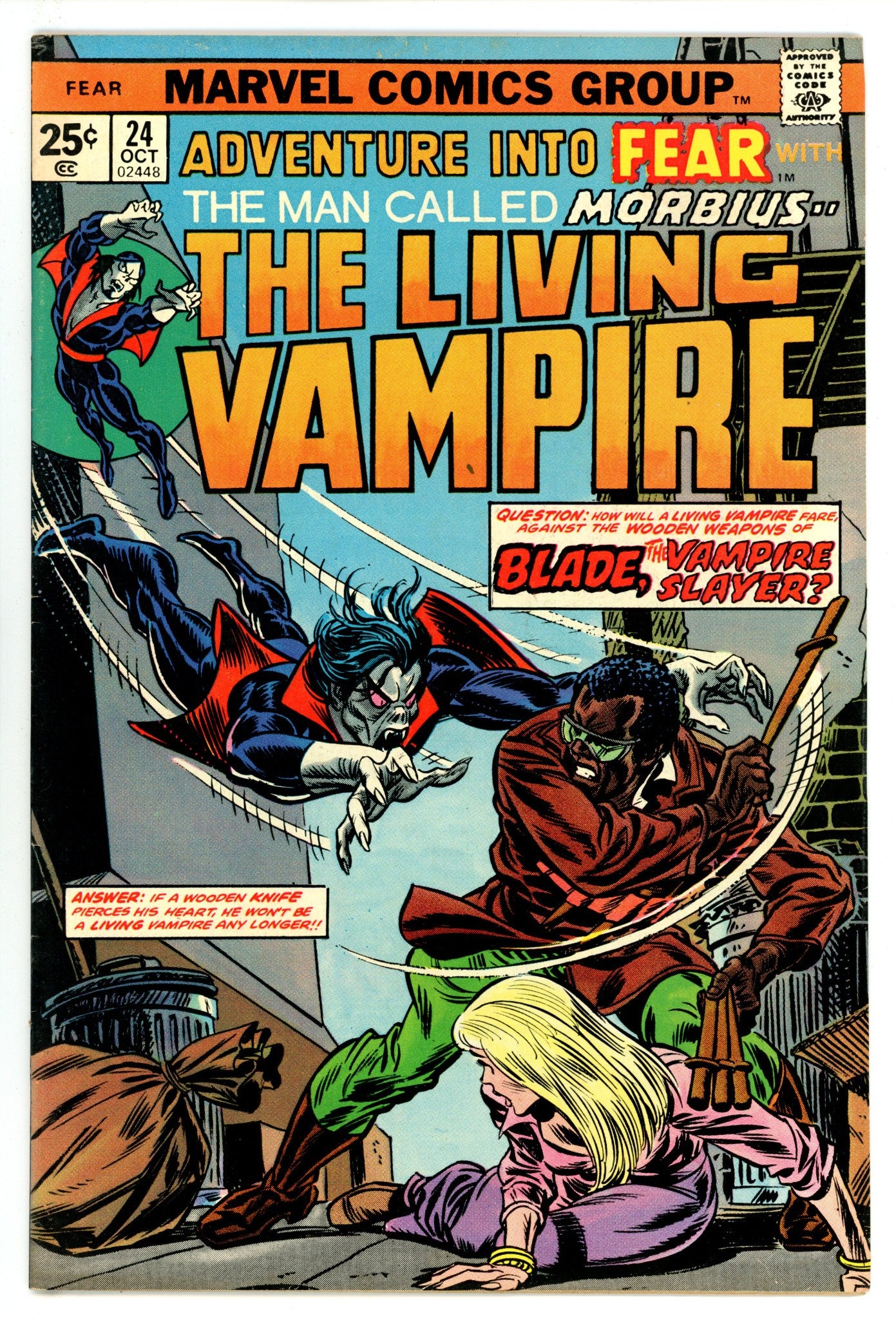 Fear   24  VG/FN (5.0)   (1974)        