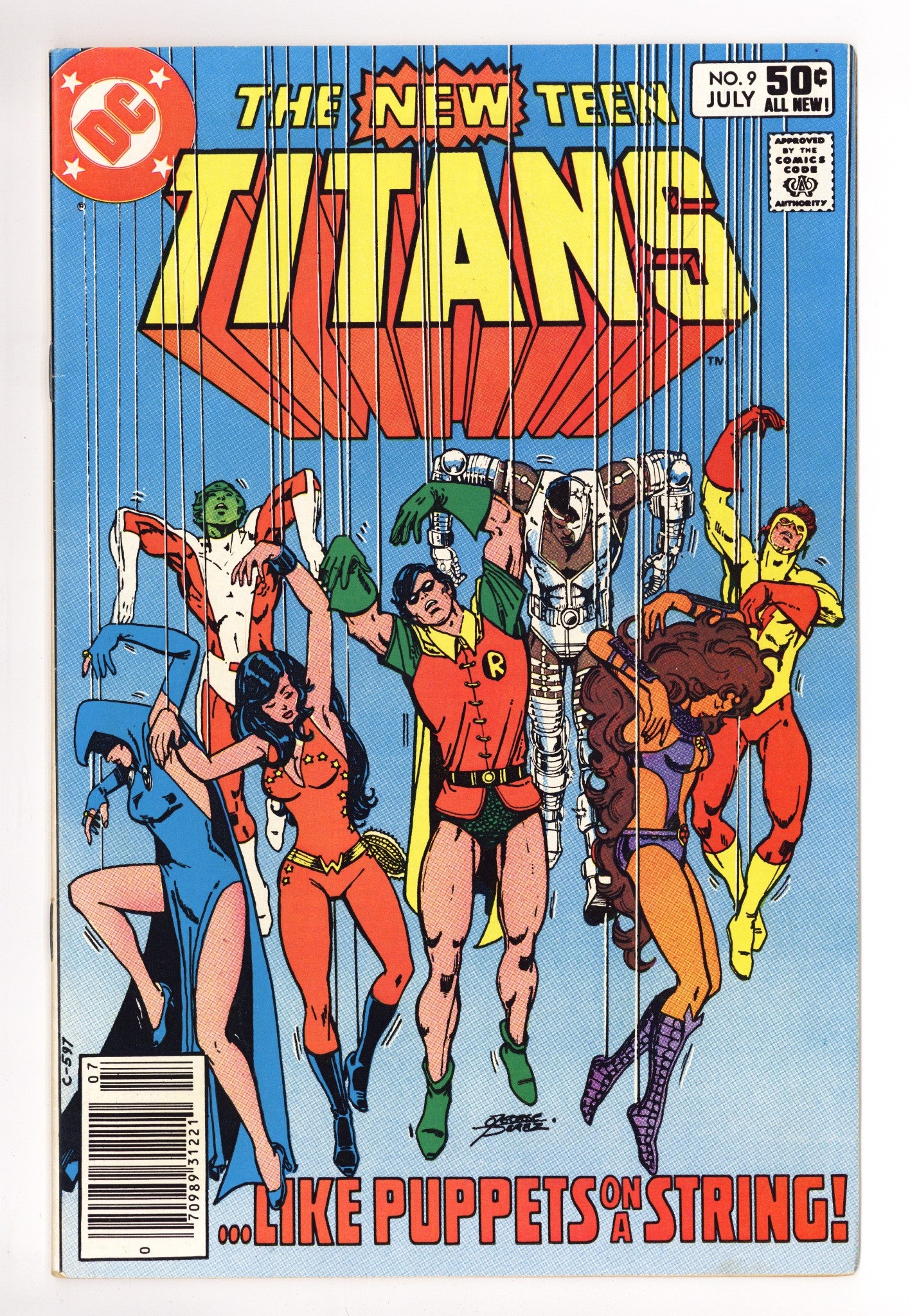 The New Teen Titans Vol 1 9 Mid Grade (1981) 