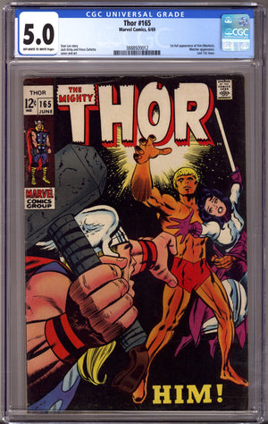Thor Vol 1 165 CGC 5.0 (VG/FN) (1969)