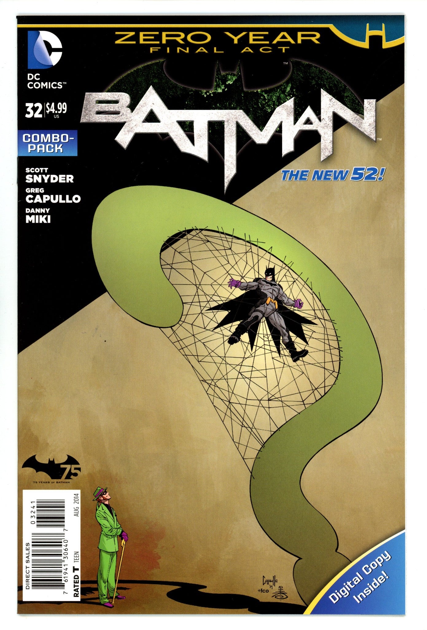 Batman Vol 2 32 High Grade (2014) Combo-Pack Variant 