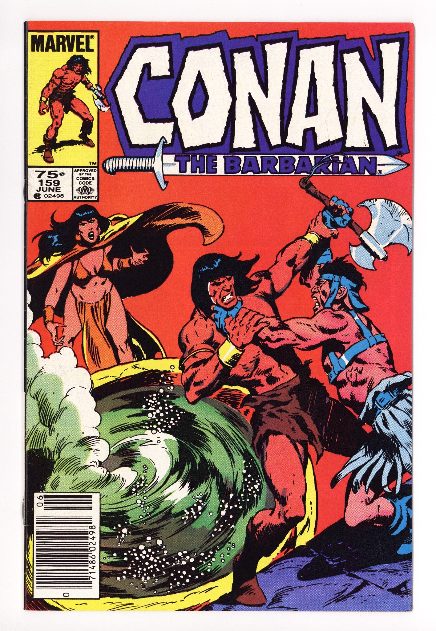Conan the Barbarian Vol 1 159 Mid Grade (1984) Canadian Price Variant 