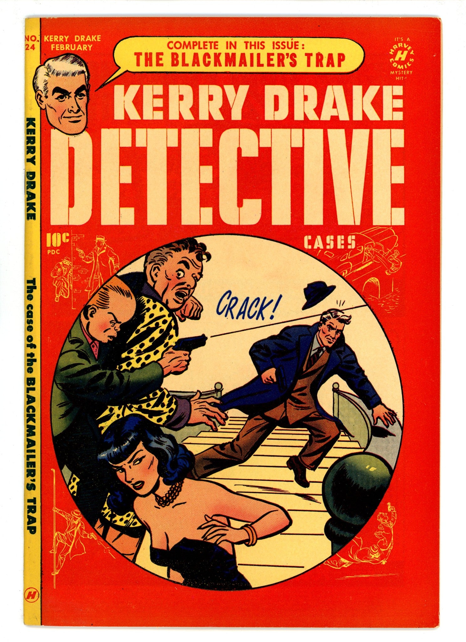 Kerry Drake Detective Cases 24 VF (8.0) (1951) 