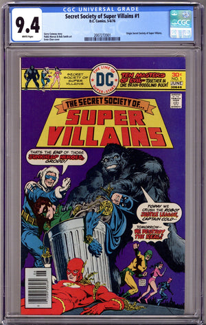 Secret Society of Super-Villains 1 CGC 9.4 (NM) (1976)