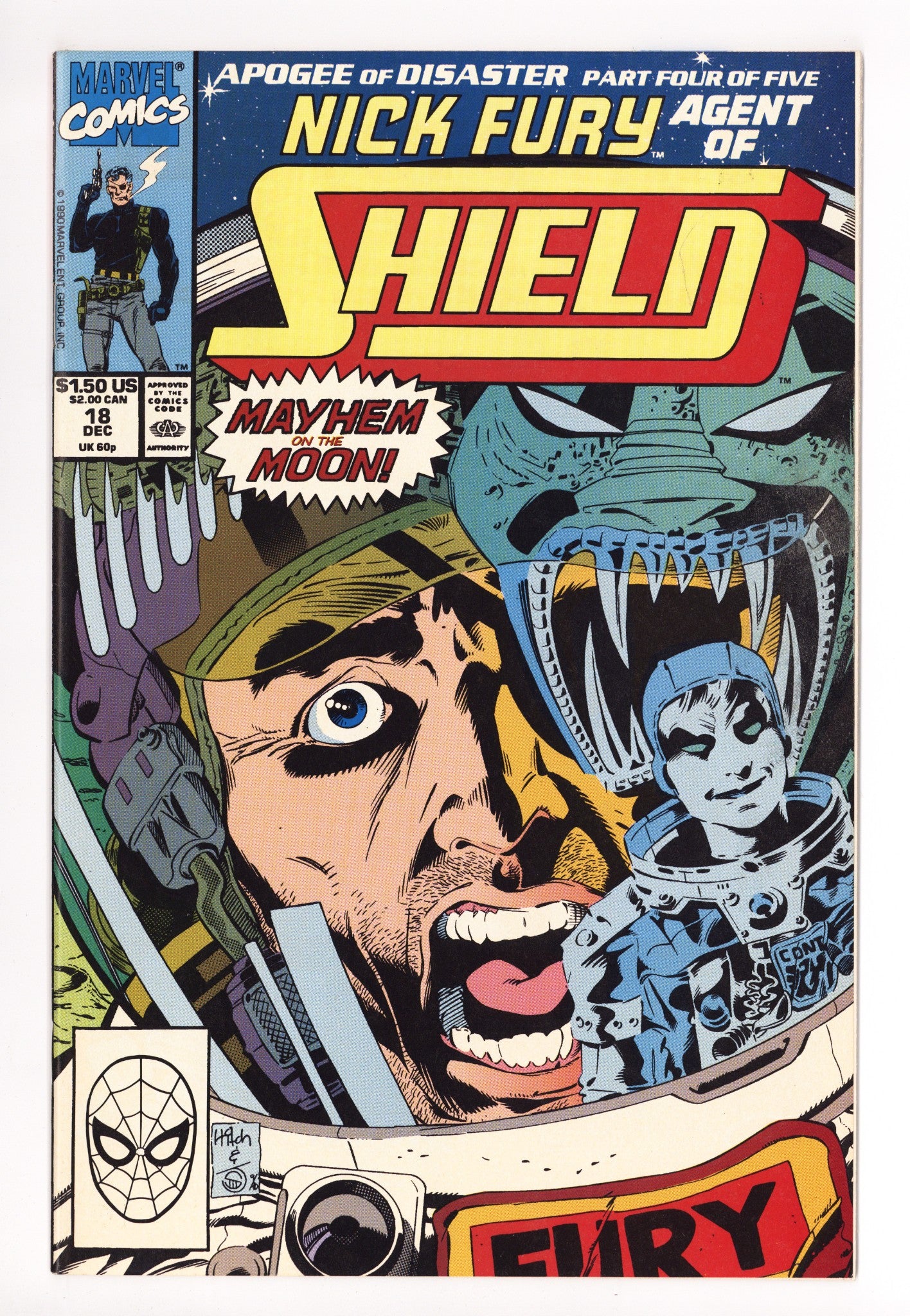 Nick Fury, Agent of S.H.I.E.L.D. Vol 4 18 High Grade (1990) 