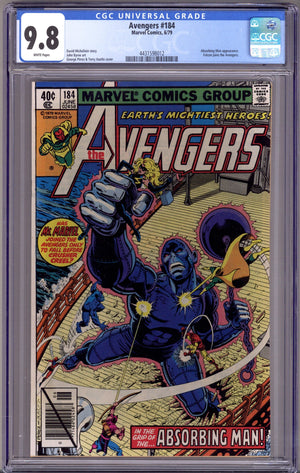 The Avengers Vol 1 184 CGC 9.8 (NM/M)   (1979)