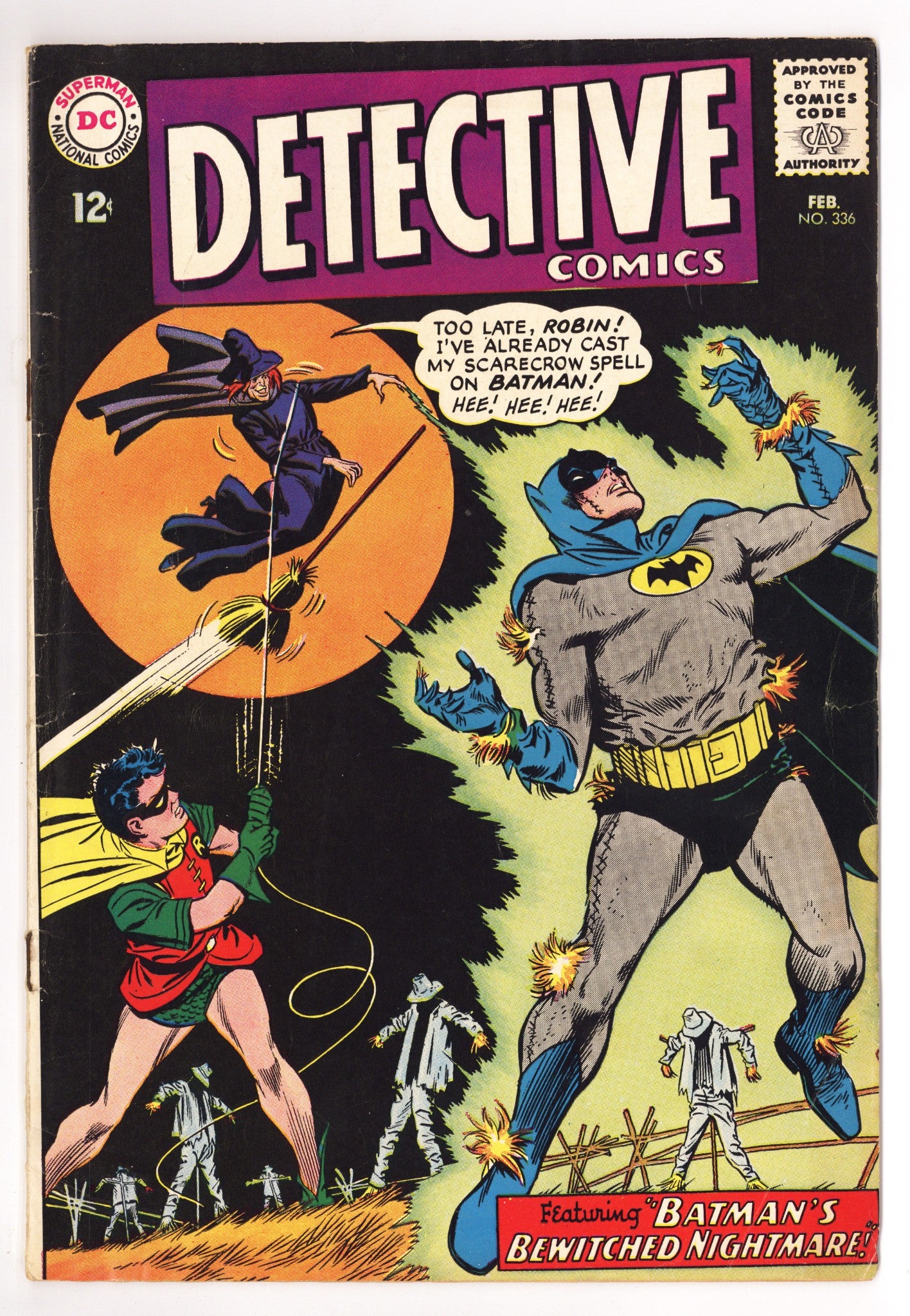 Detective Comics Vol 1 336 VG+ (4.5) (1965) 