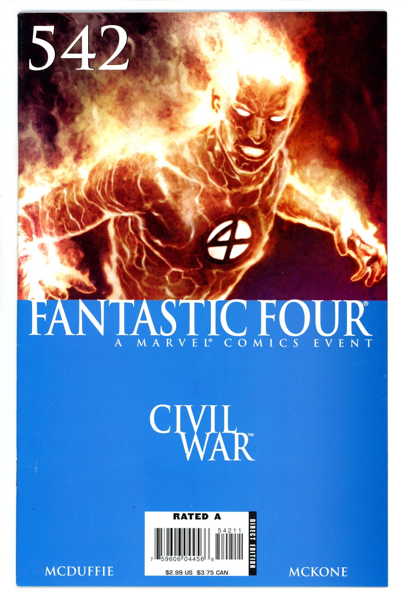 Fantastic Four Vol 3 542 High Grade (2007) 